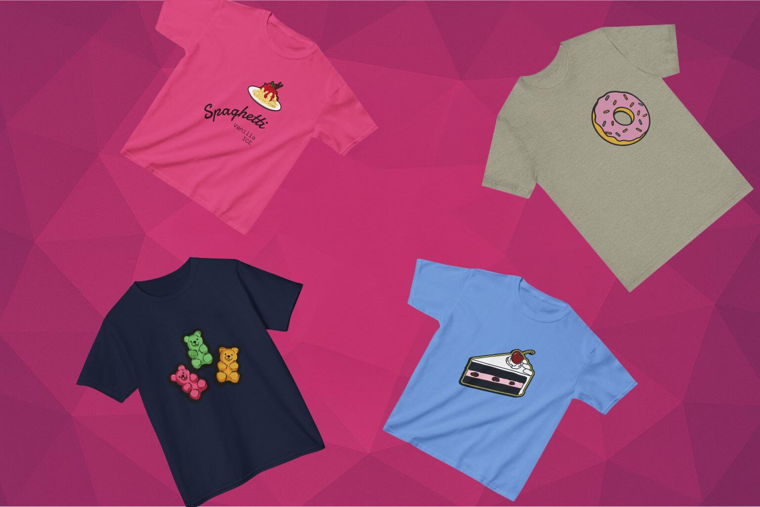 Kategoriebild T-Shirts Food Styles