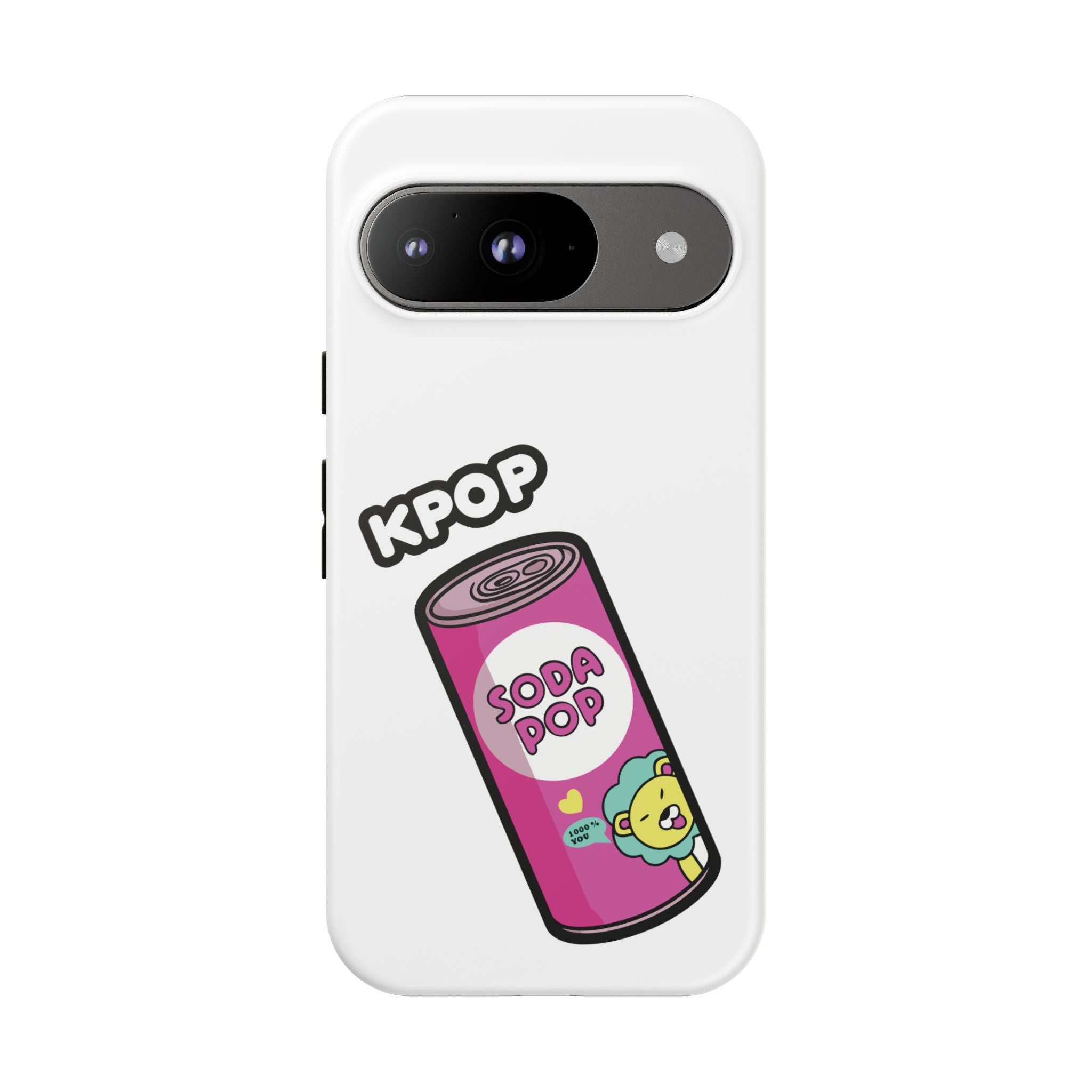 KPOP Style Soda Pop White Smartphone Tough Cases