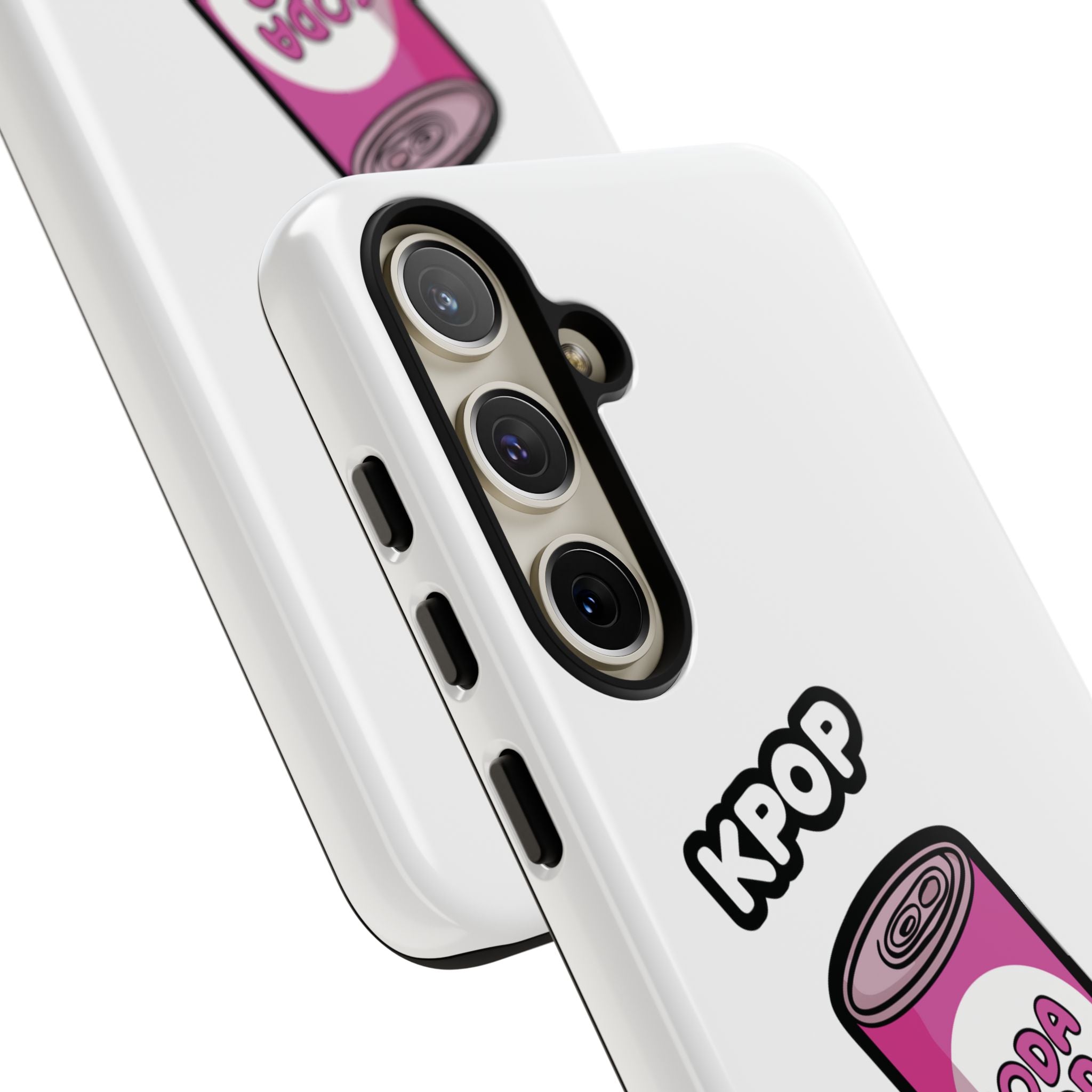 KPOP Style Soda Pop White Smartphone Tough Cases