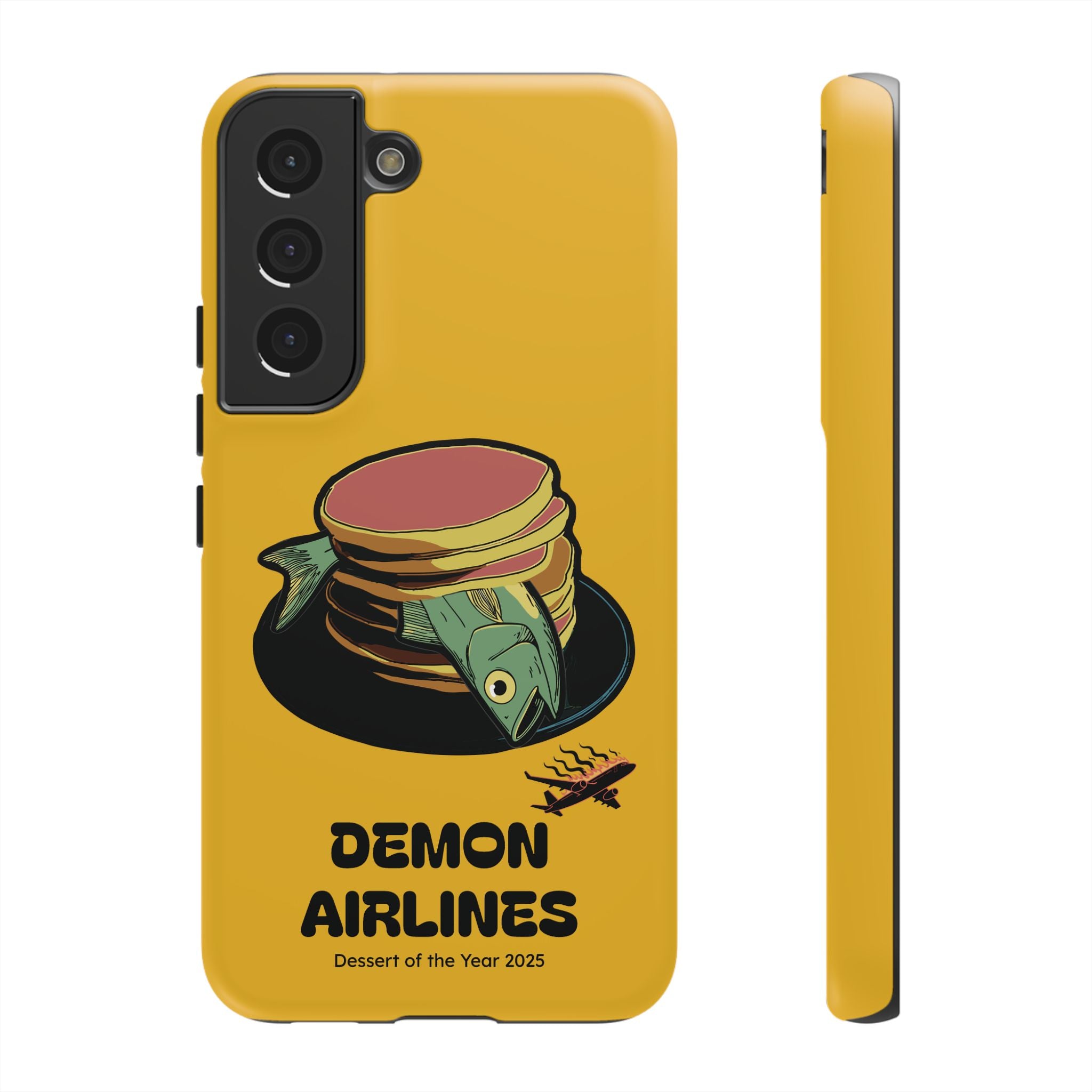 KPOP Style Fish Pancakes Yellow Smartphone Tough Cases