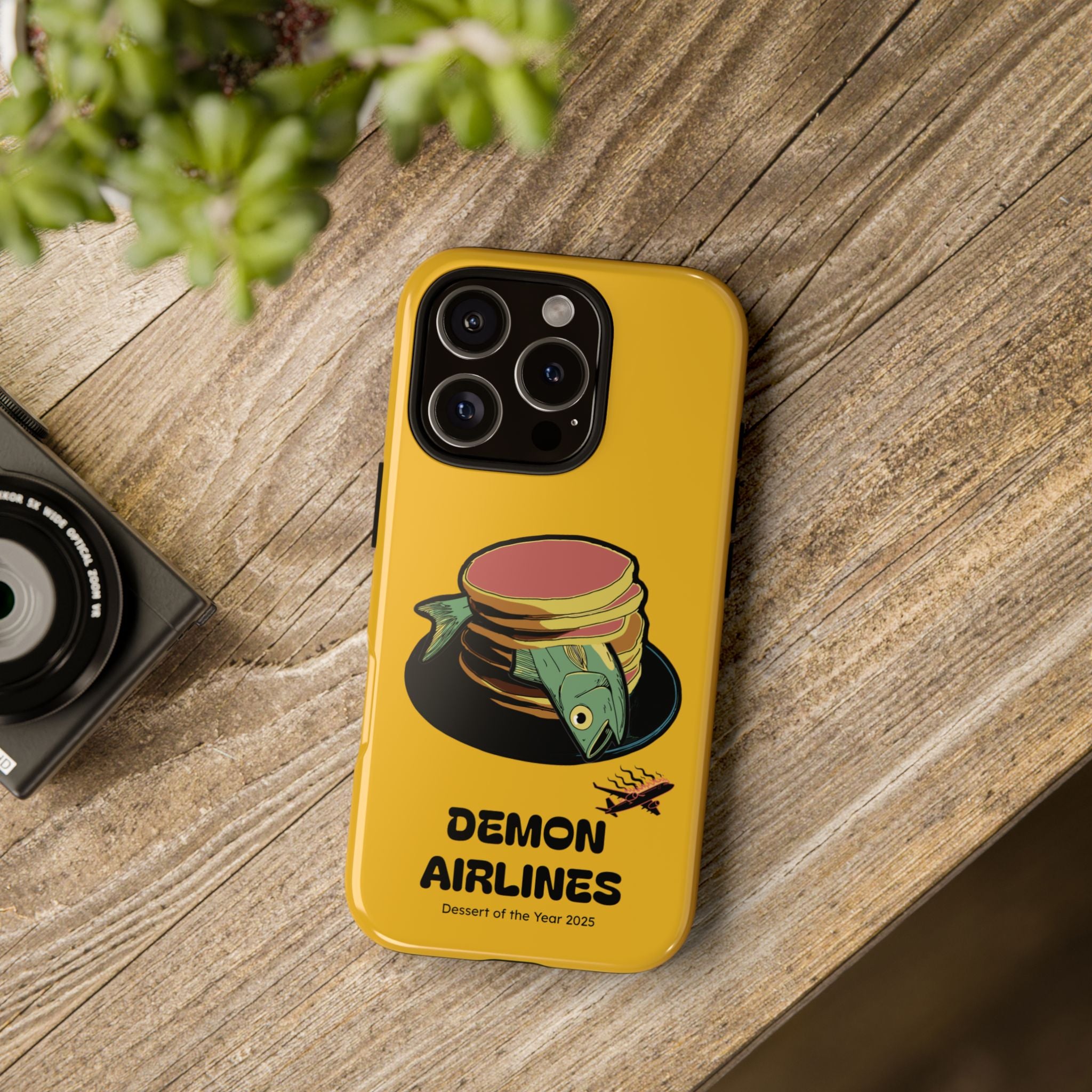 KPOP Style Fish Pancakes Yellow Smartphone Tough Cases