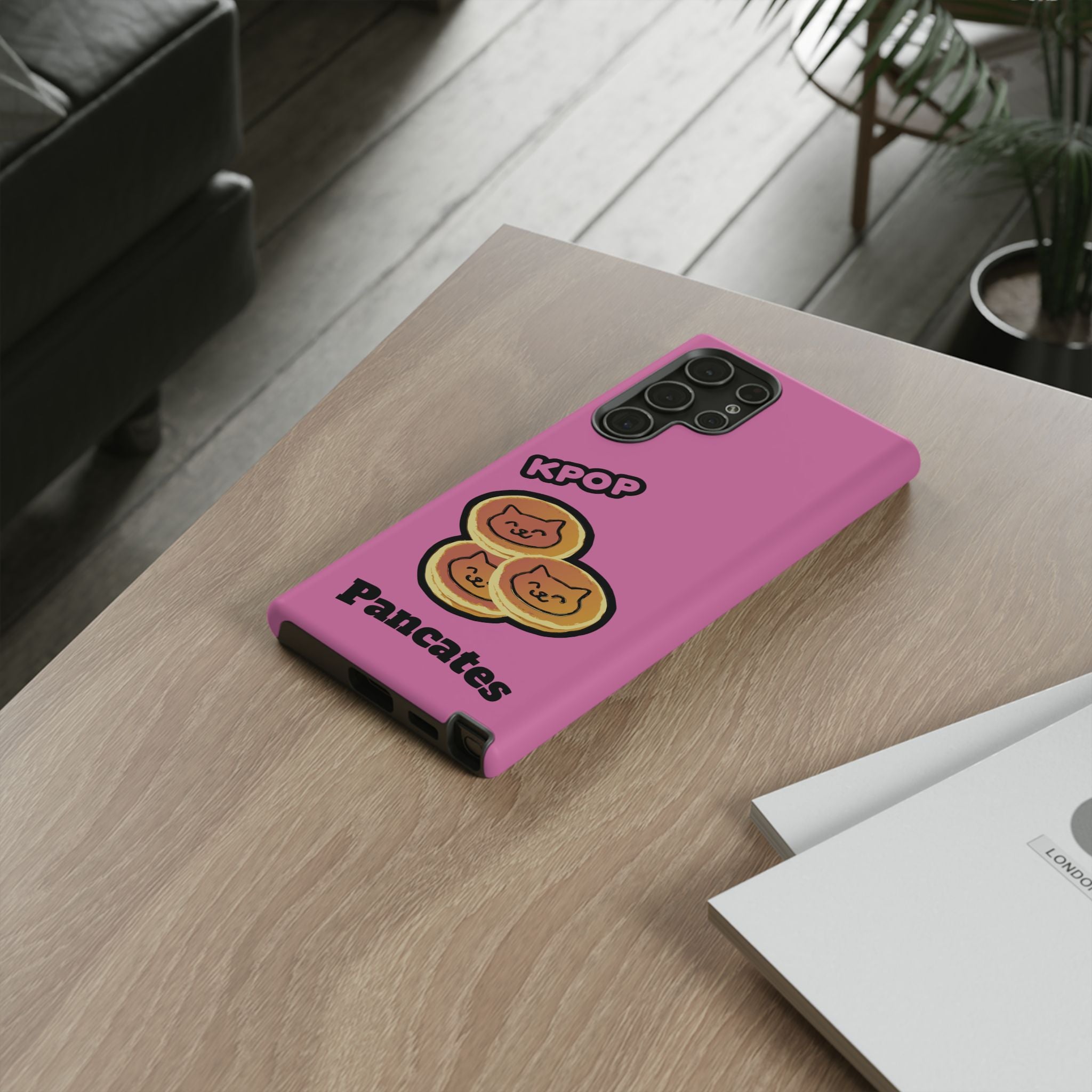 KPOP Style Pancates Pink Smartphone Tough Cases