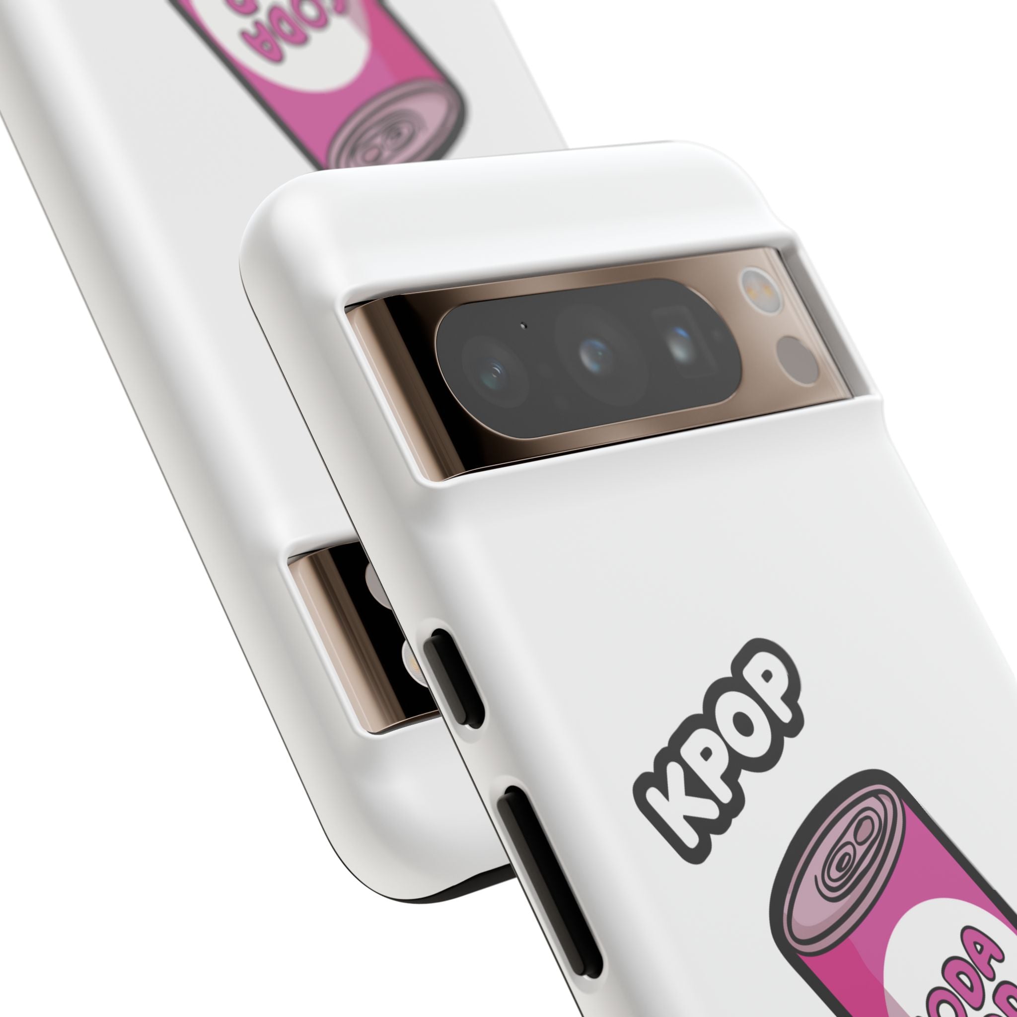 KPOP Style Soda Pop White Smartphone Tough Cases