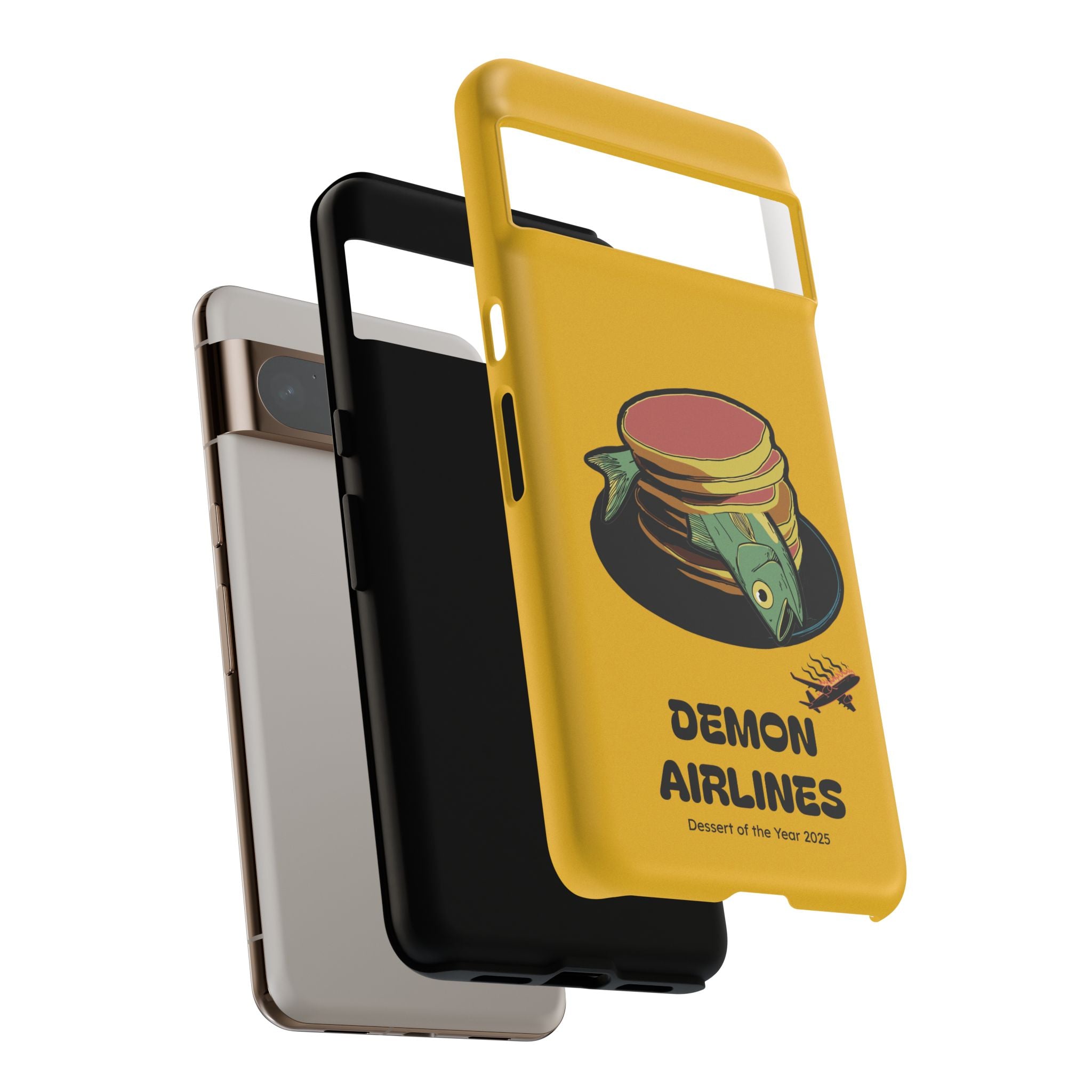 KPOP Style Fish Pancakes Yellow Smartphone Tough Cases
