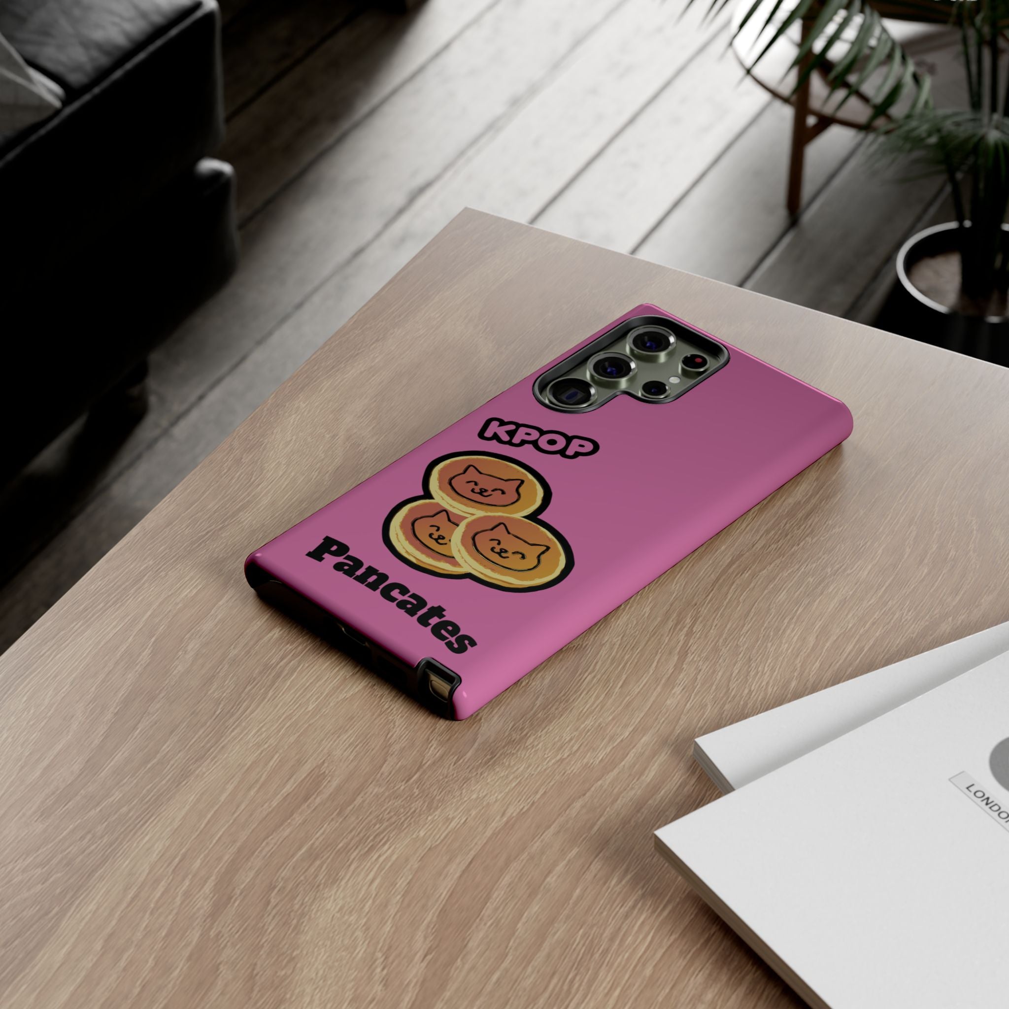 KPOP Style Pancates Pink Smartphone Tough Cases