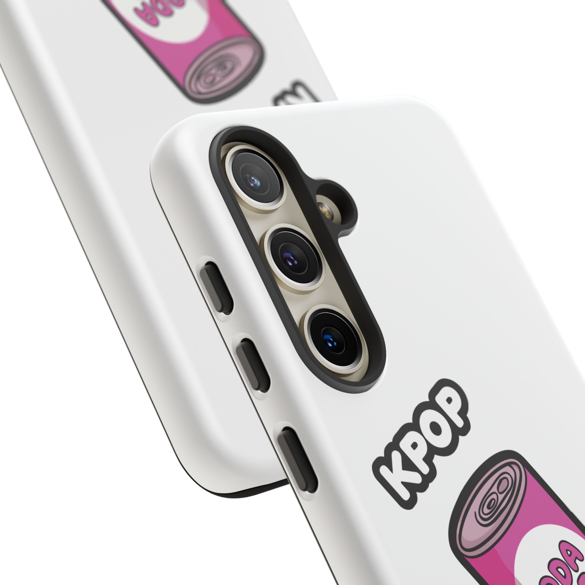 KPOP Style Soda Pop White Smartphone Tough Cases