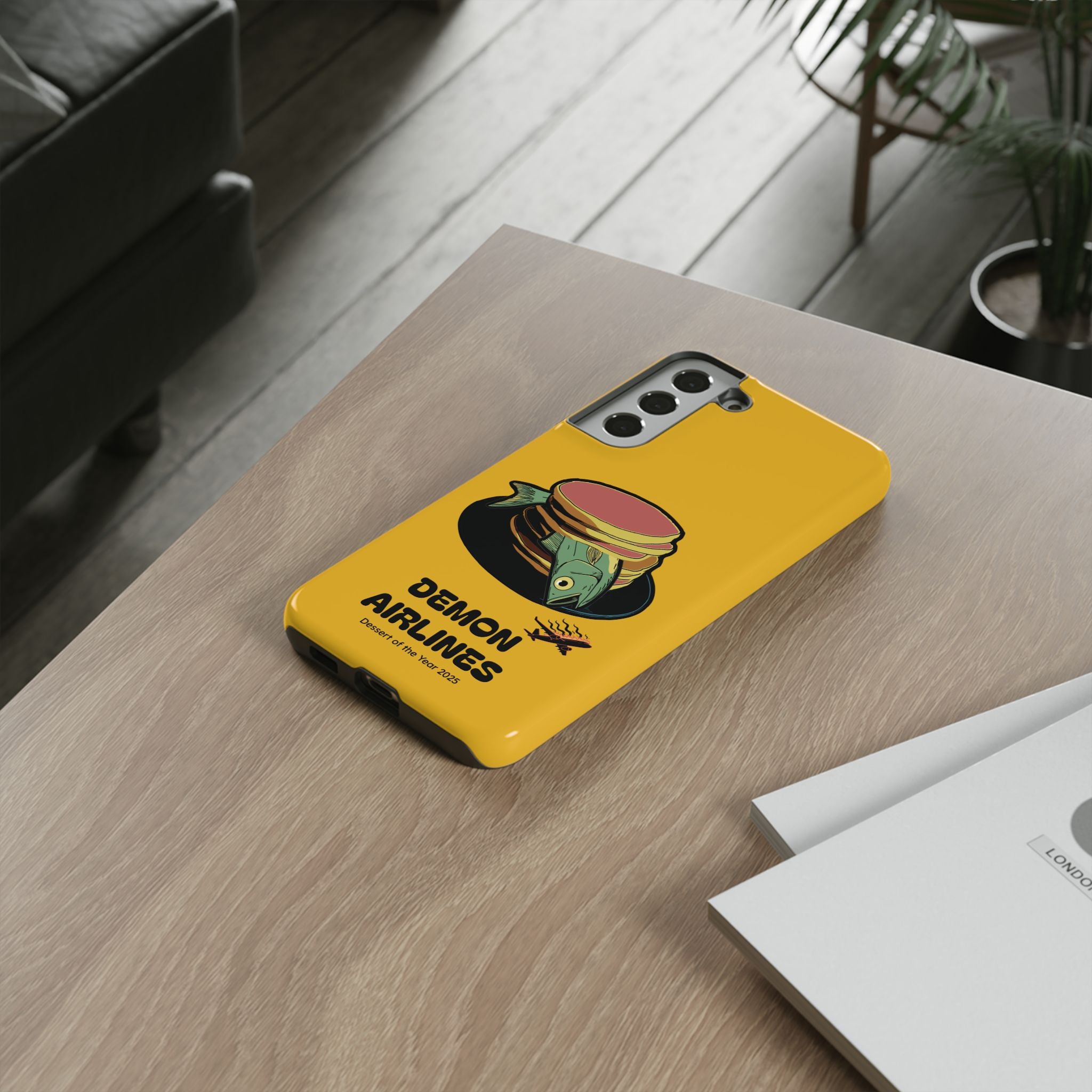 KPOP Style Fish Pancakes Yellow Smartphone Tough Cases