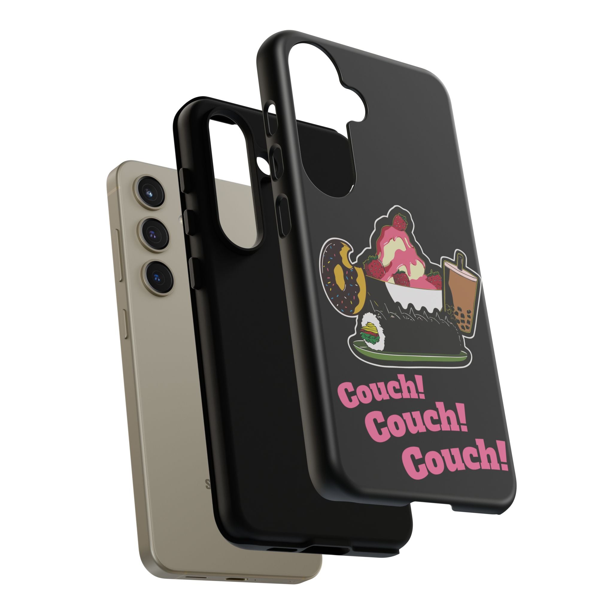 KPOP Style Black Couch Couch Couch Smartphone Tough Cases