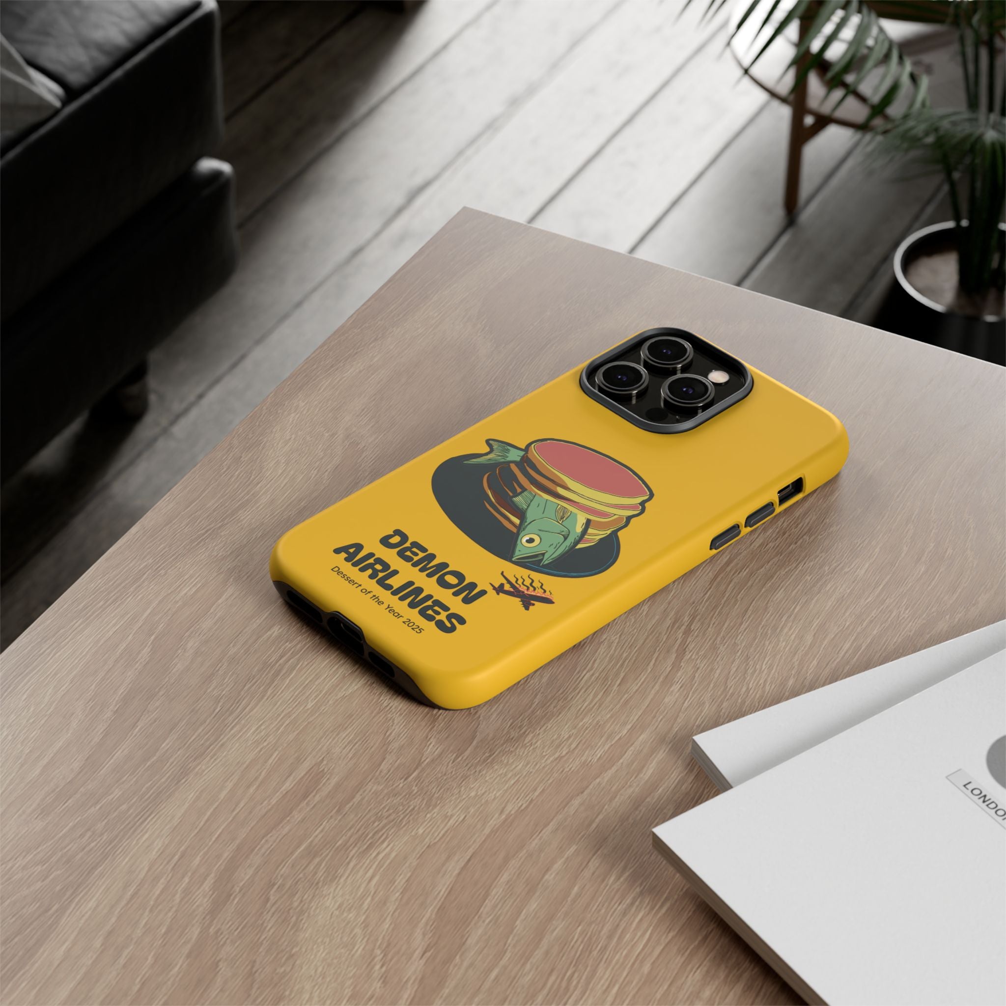 KPOP Style Fish Pancakes Yellow Smartphone Tough Cases