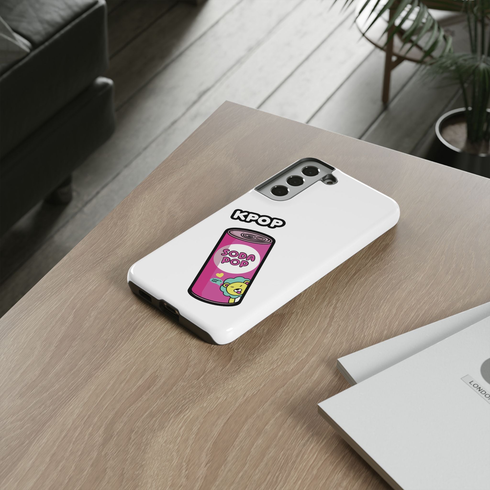 KPOP Style Soda Pop White Smartphone Tough Cases