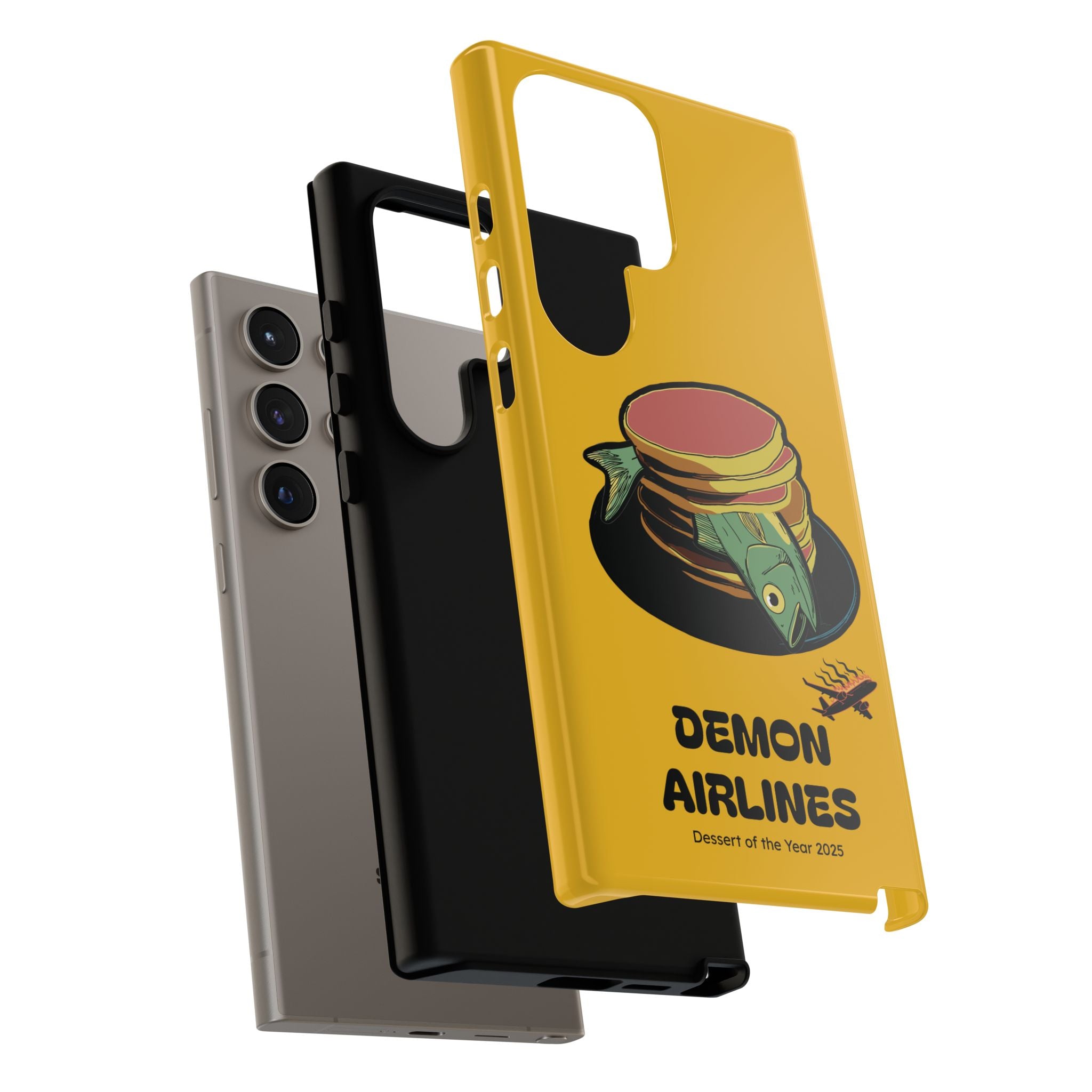 KPOP Style Fish Pancakes Yellow Smartphone Tough Cases