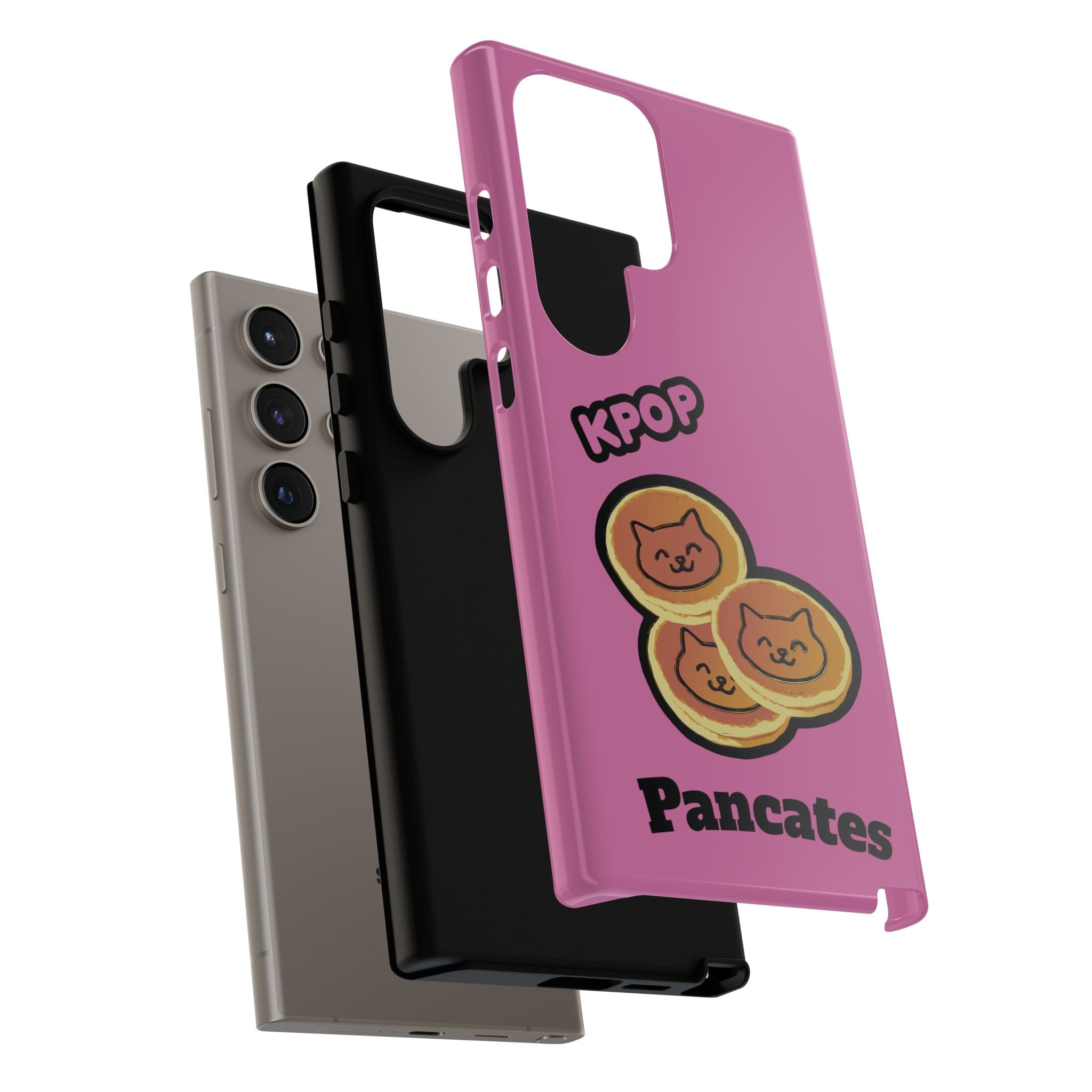 KPOP Style Pancates Pink Smartphone Tough Cases