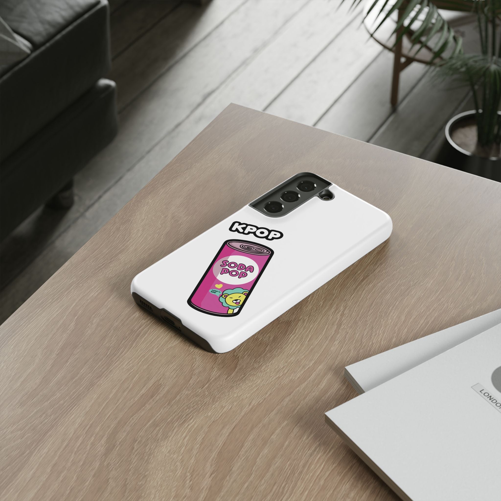 KPOP Style Soda Pop White Smartphone Tough Cases