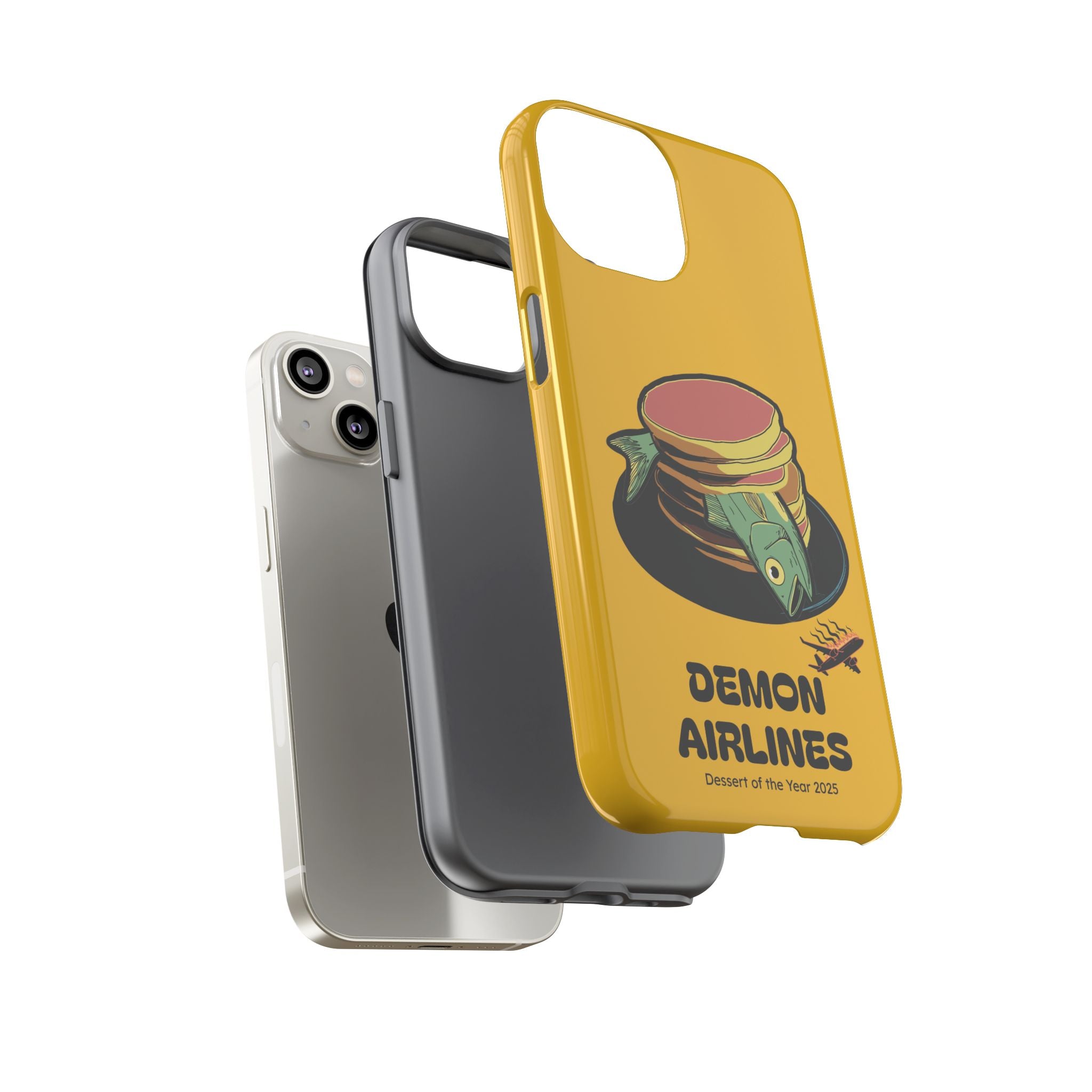 KPOP Style Fish Pancakes Yellow Smartphone Tough Cases