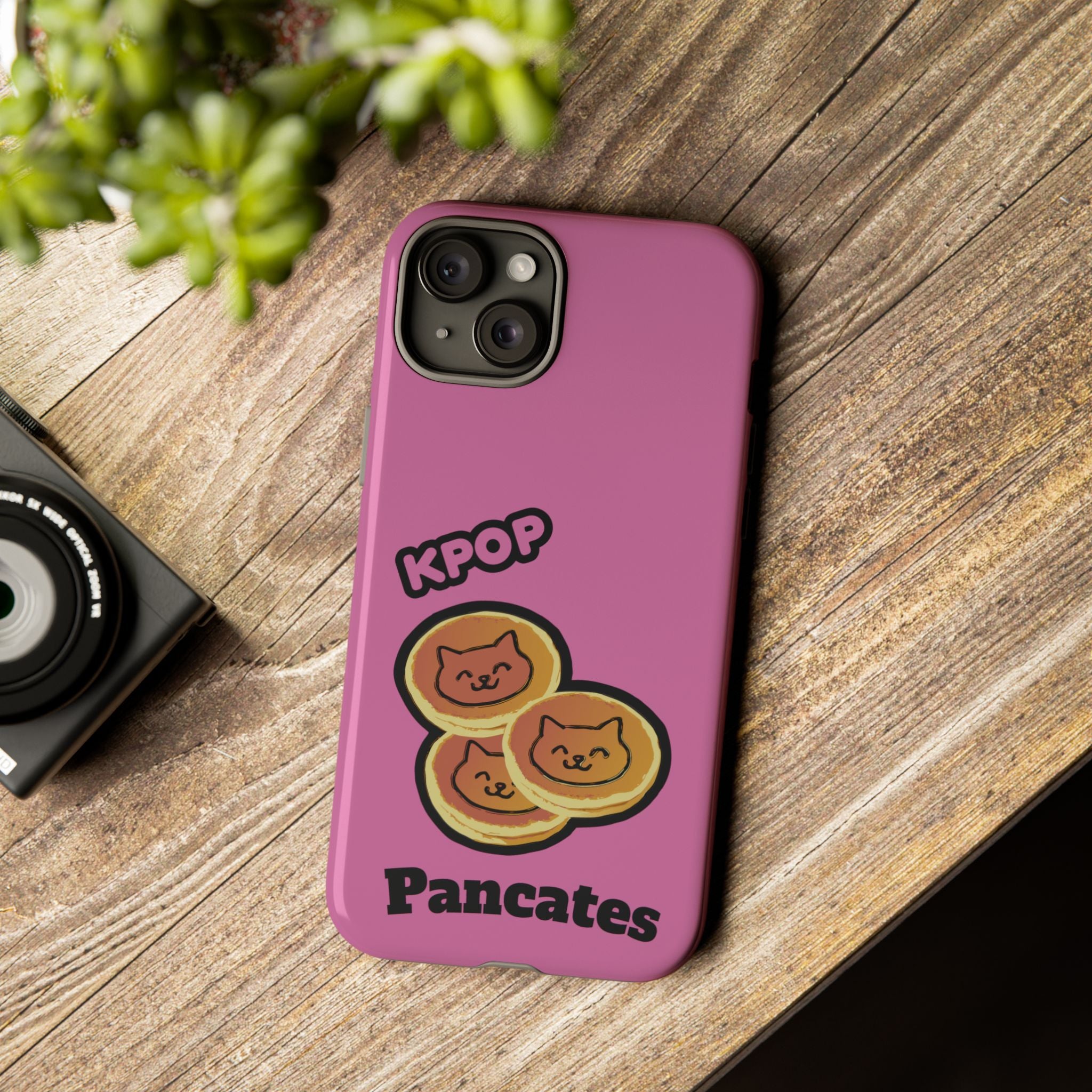 KPOP Style Pancates Pink Smartphone Tough Cases