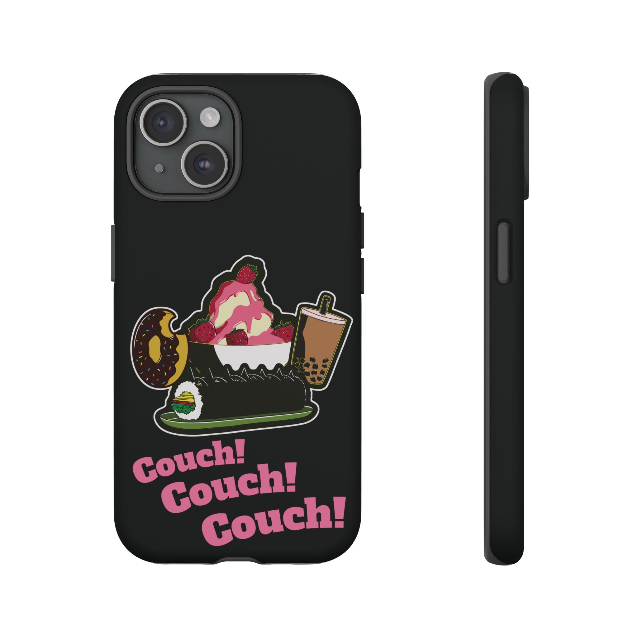 KPOP Style Black Couch Couch Couch Smartphone Tough Cases