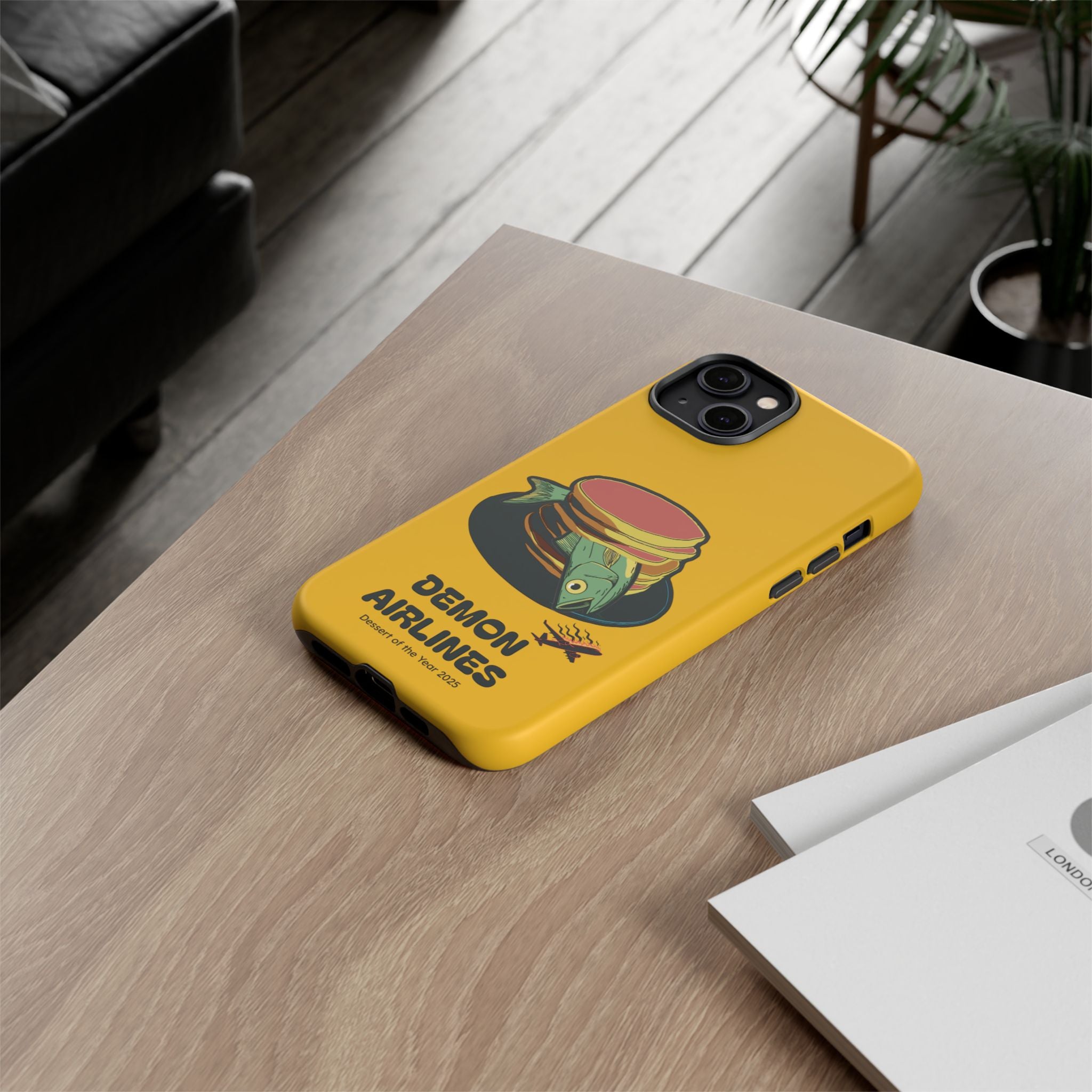 KPOP Style Fish Pancakes Yellow Smartphone Tough Cases