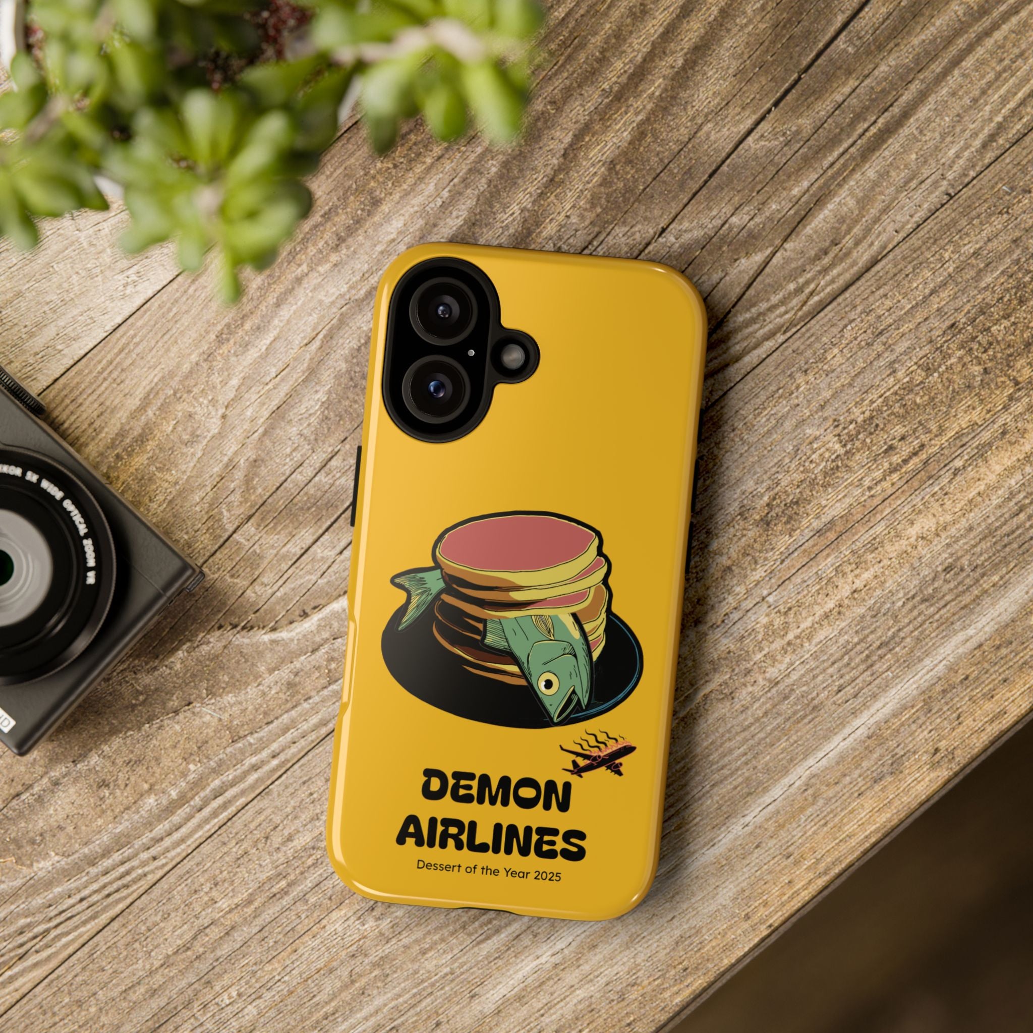 KPOP Style Fish Pancakes Yellow Smartphone Tough Cases