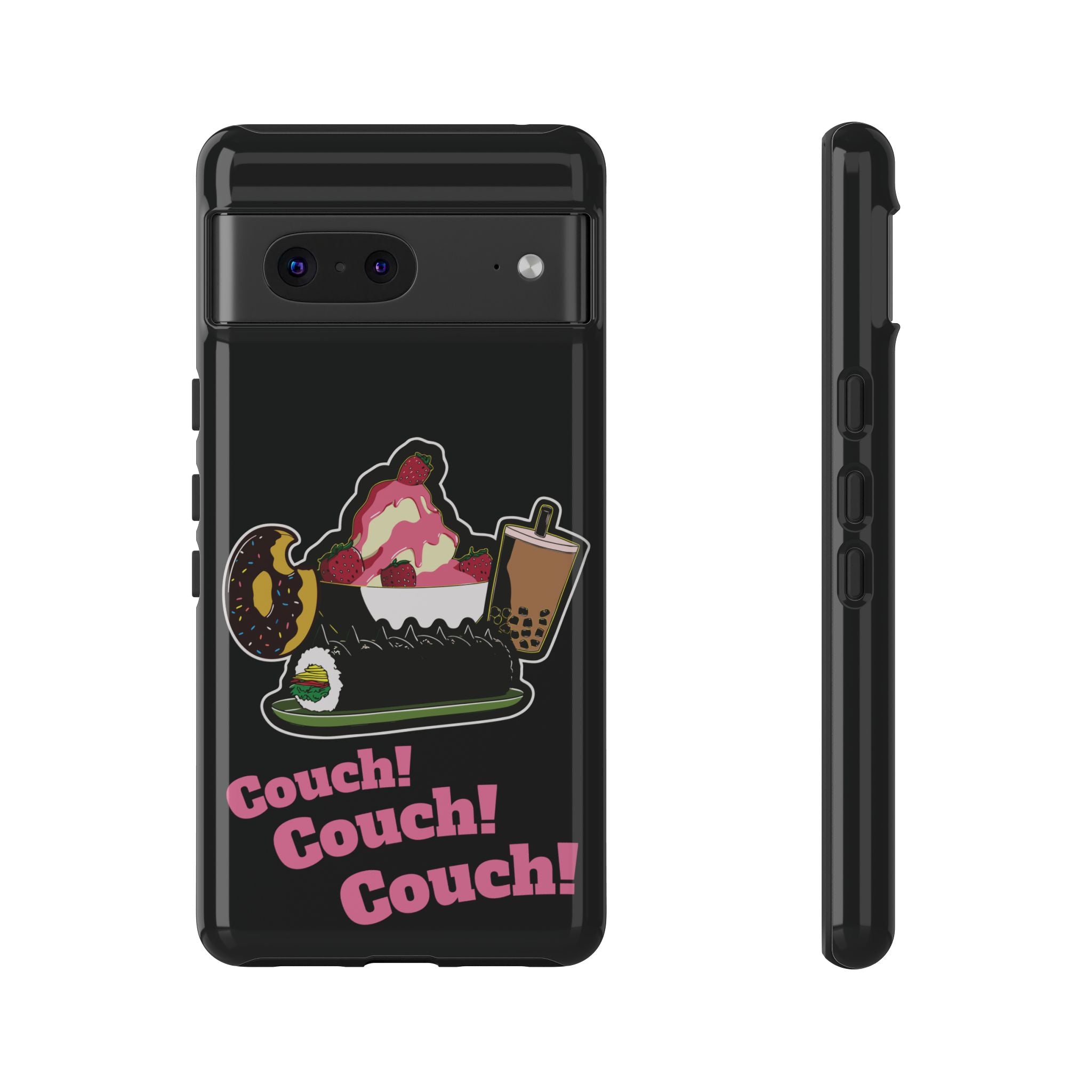 KPOP Style Black Couch Couch Couch Smartphone Tough Cases