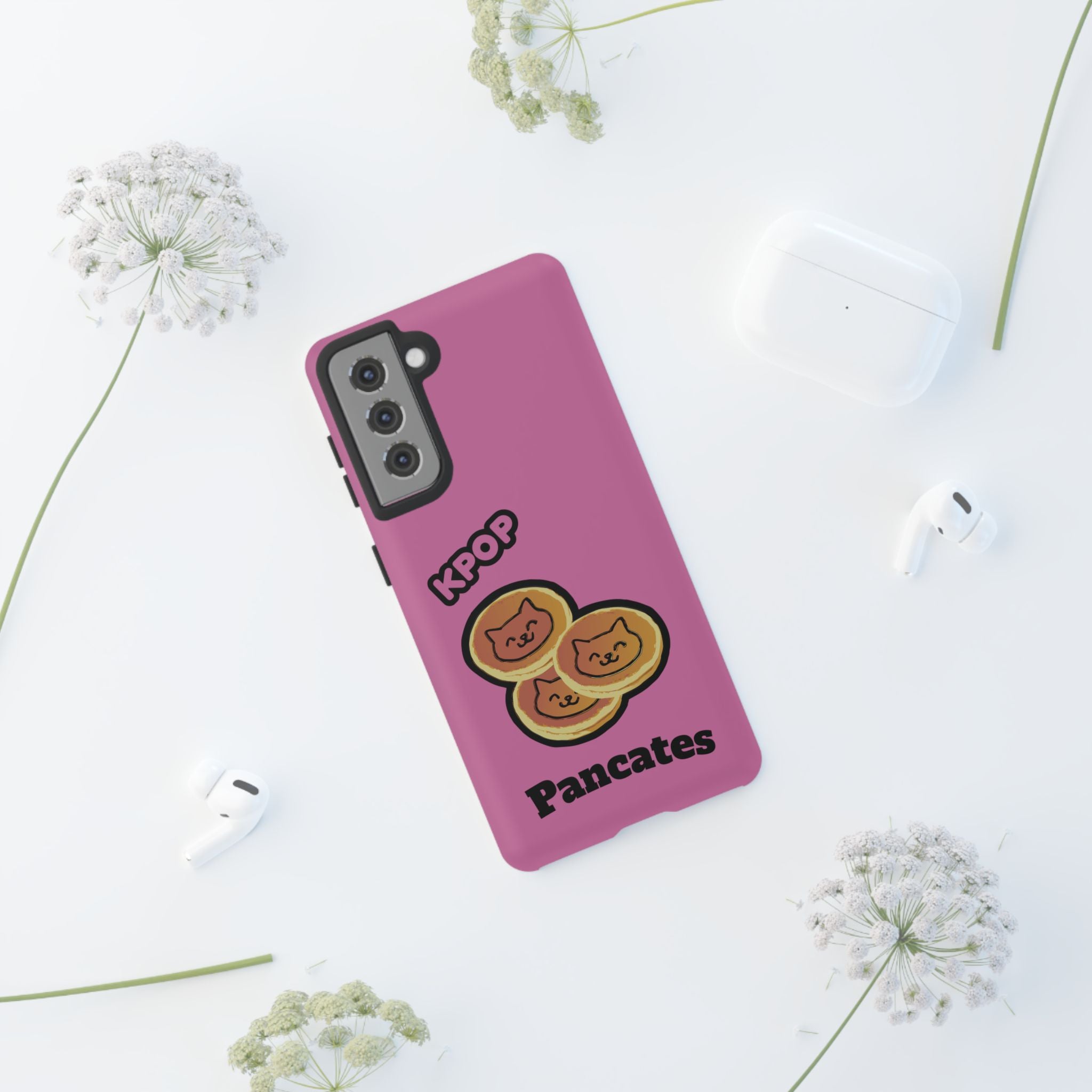 KPOP Style Pancates Pink Smartphone Tough Cases