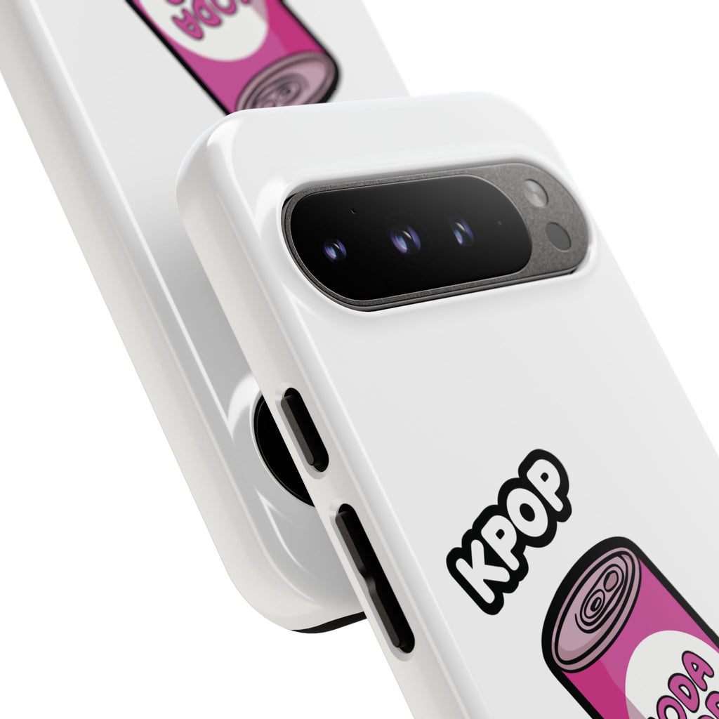 KPOP Style Soda Pop White Smartphone Tough Cases