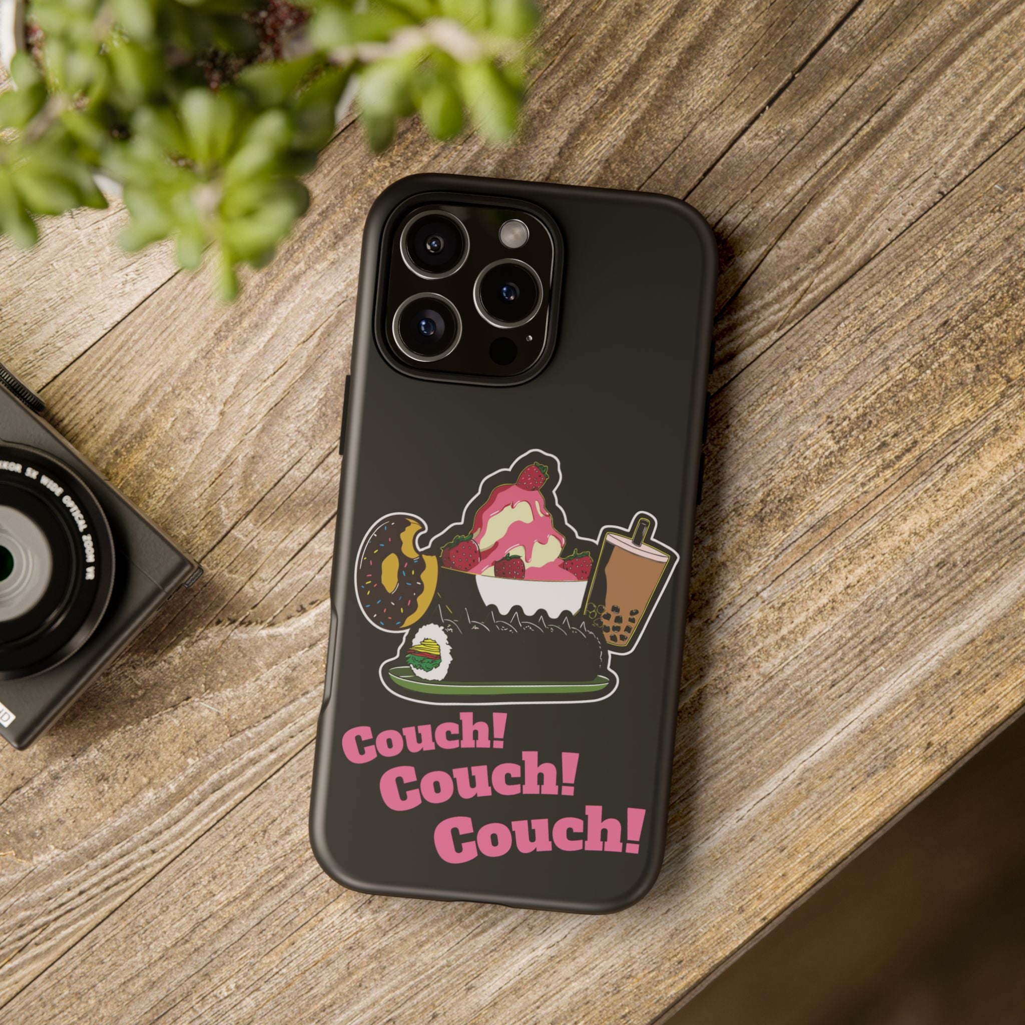 KPOP Style Black Couch Couch Couch Smartphone Tough Cases