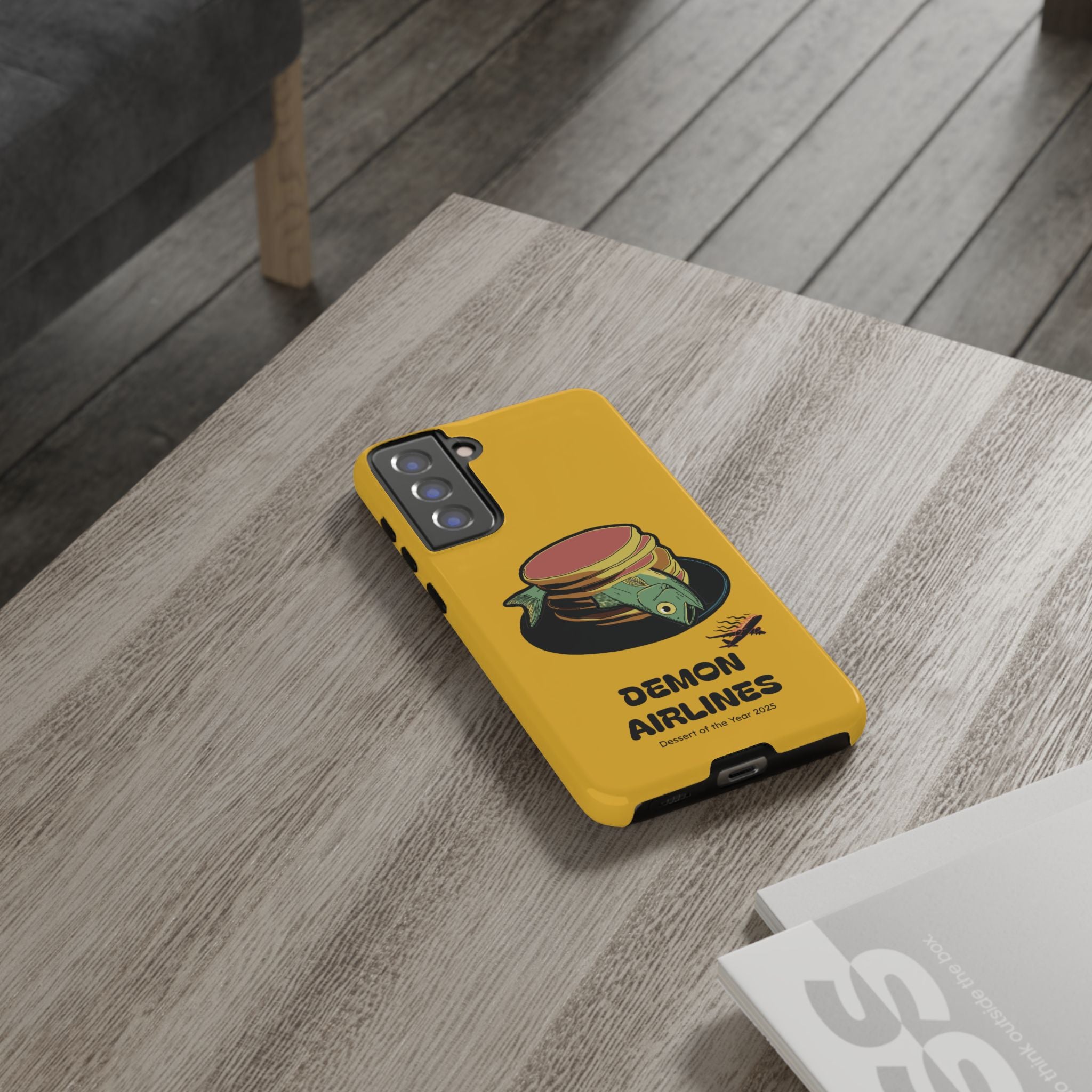 KPOP Style Fish Pancakes Yellow Smartphone Tough Cases