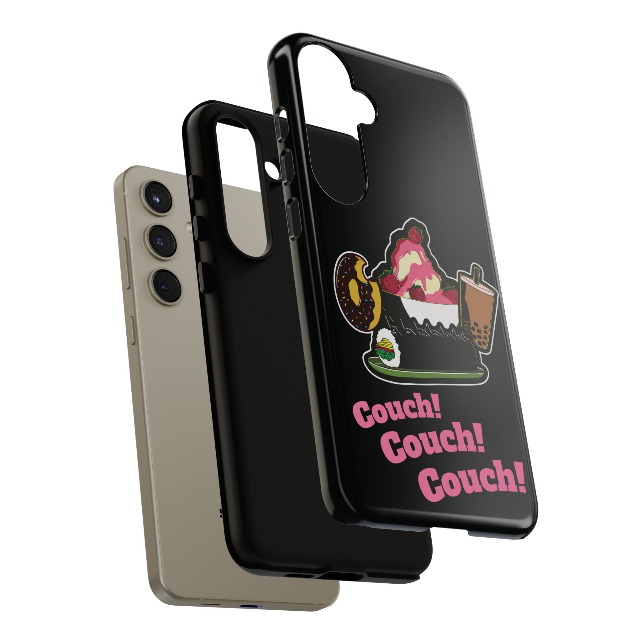 KPOP Style Black Couch Couch Couch Smartphone Tough Cases