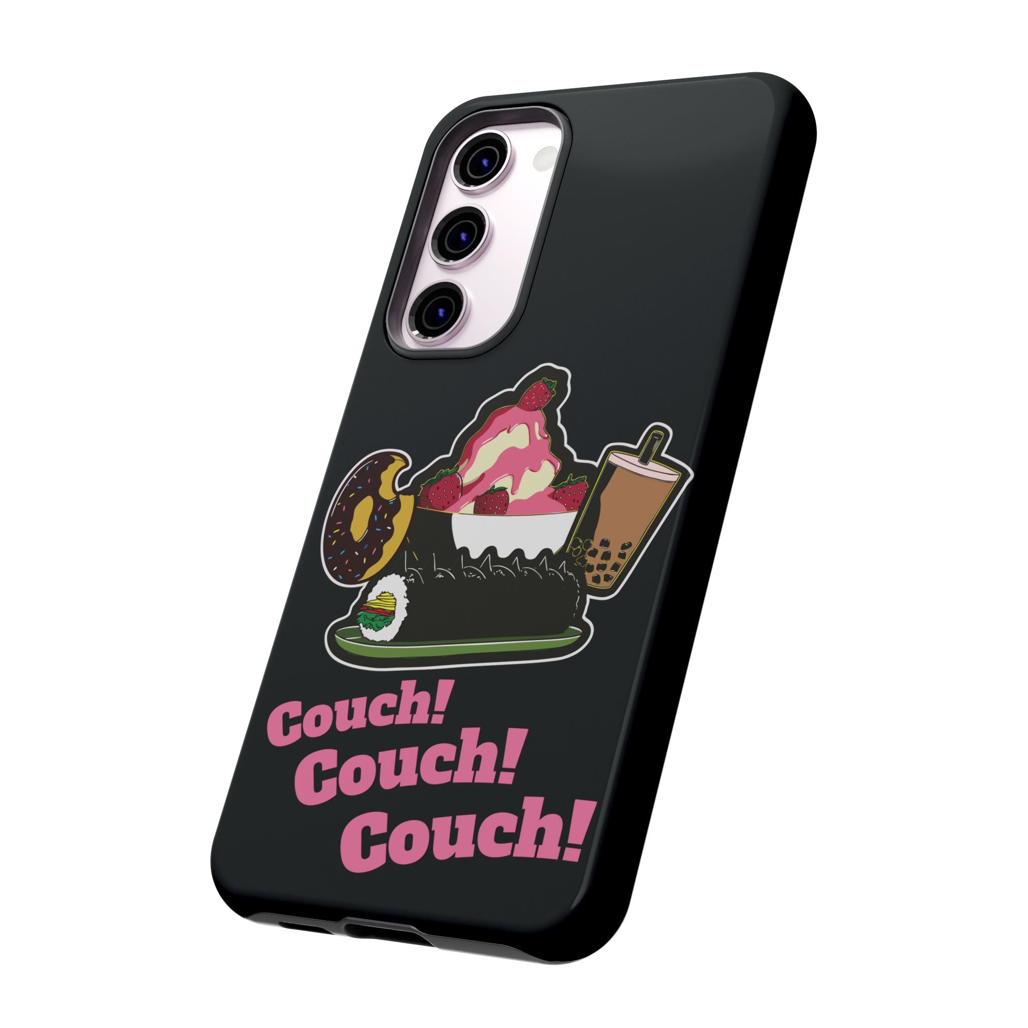 KPOP Style Black Couch Couch Couch Smartphone Tough Cases