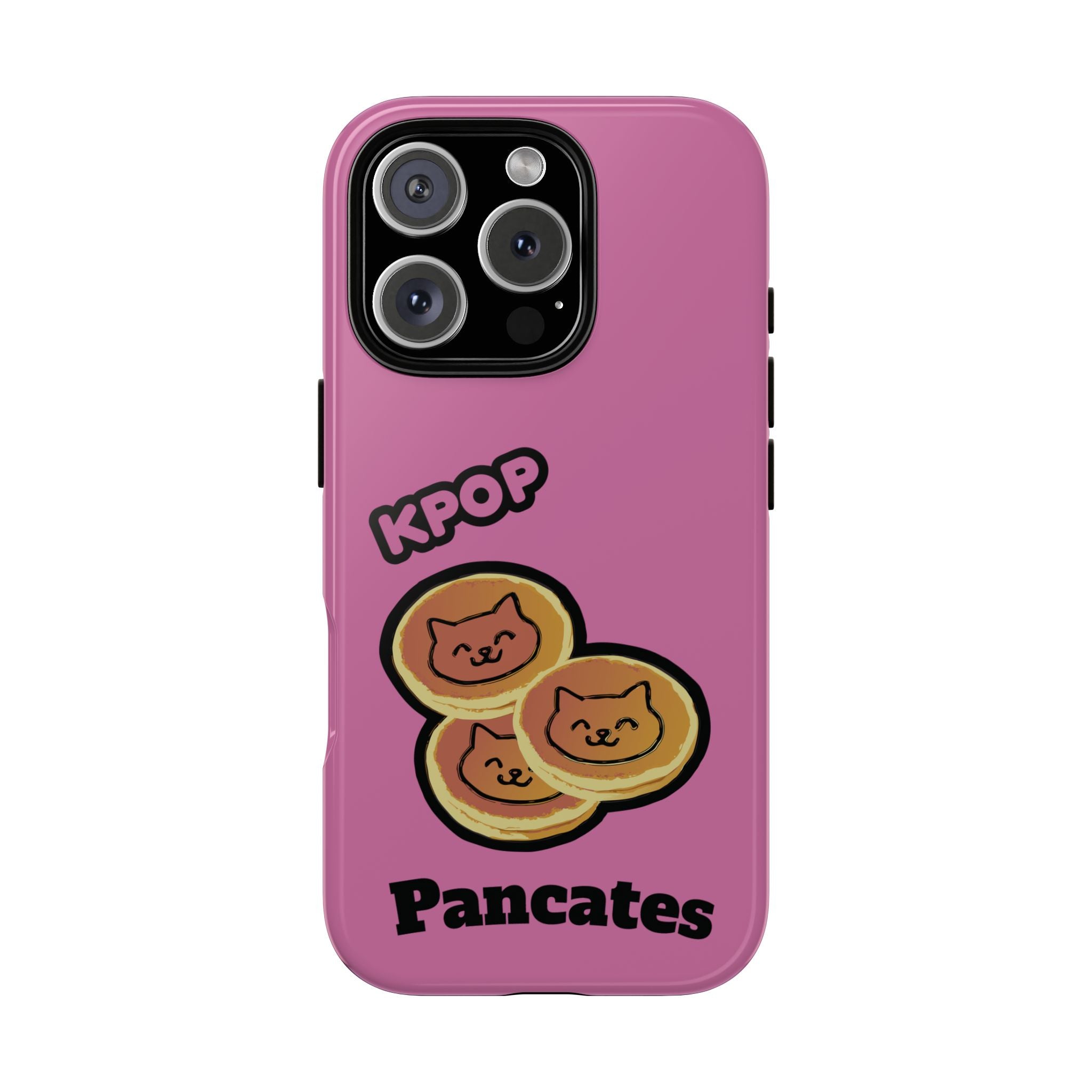 KPOP Style Pancates Pink Smartphone Tough Cases
