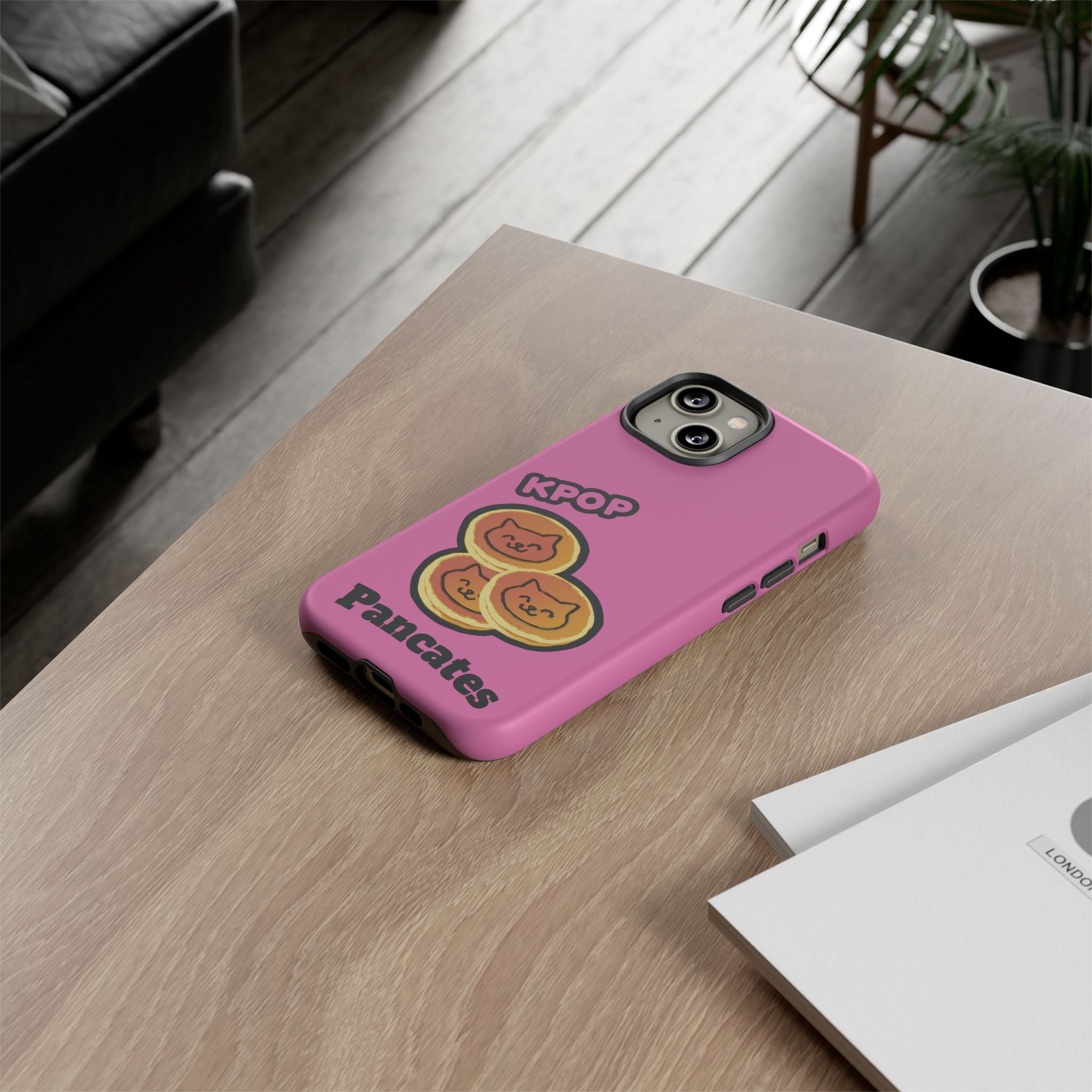 KPOP Style Pancates Pink Smartphone Tough Cases