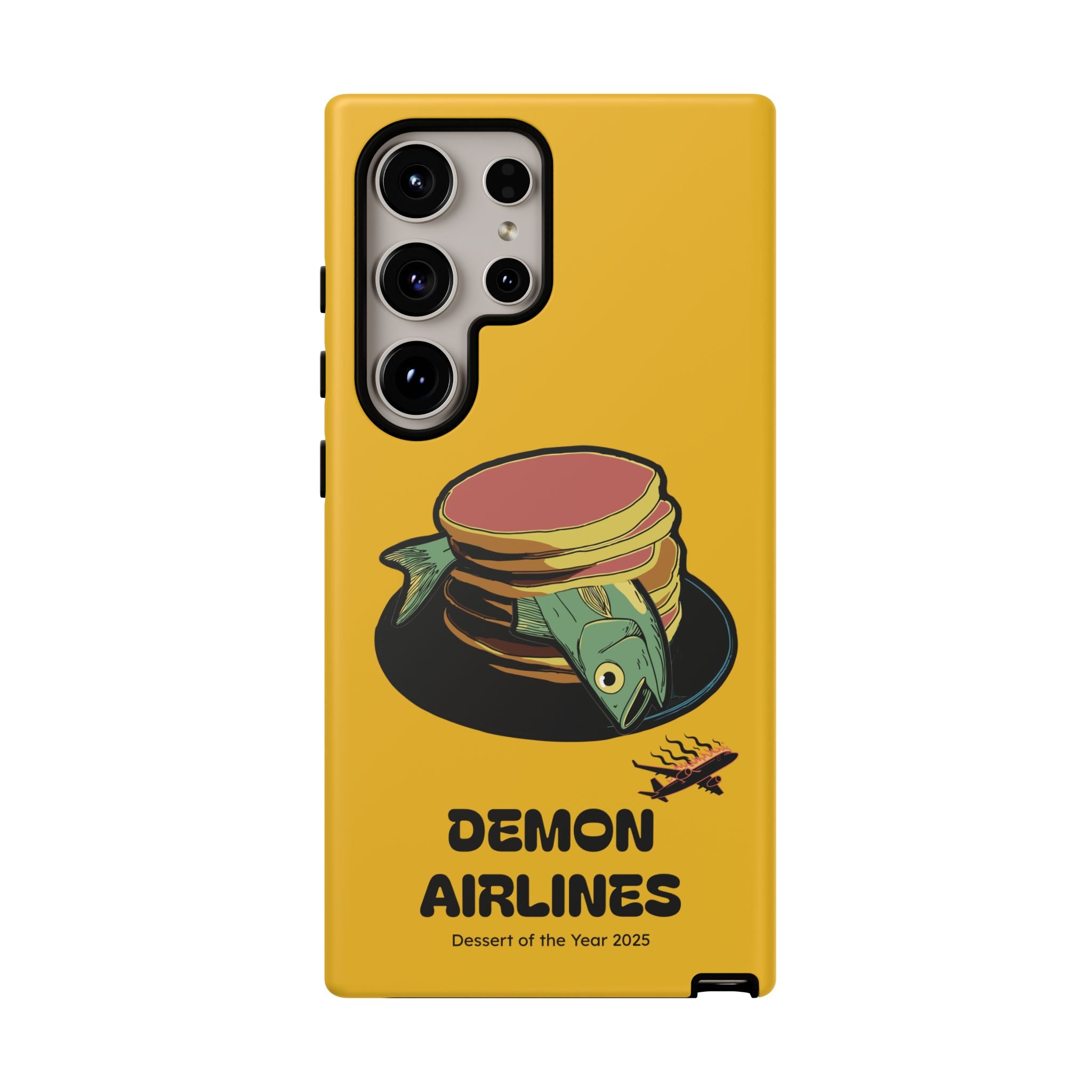 KPOP Style Fish Pancakes Yellow Smartphone Tough Cases