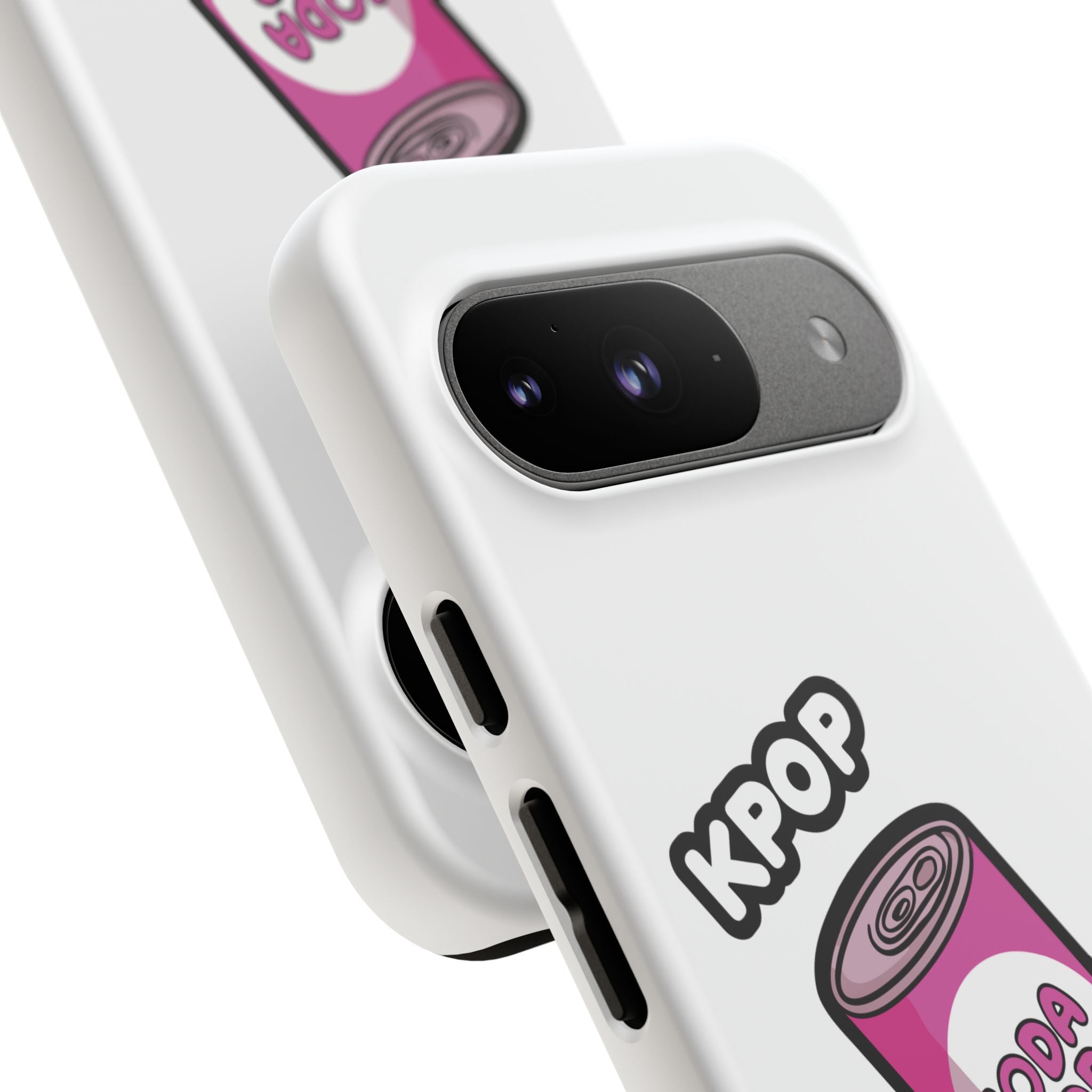 KPOP Style Soda Pop White Smartphone Tough Cases