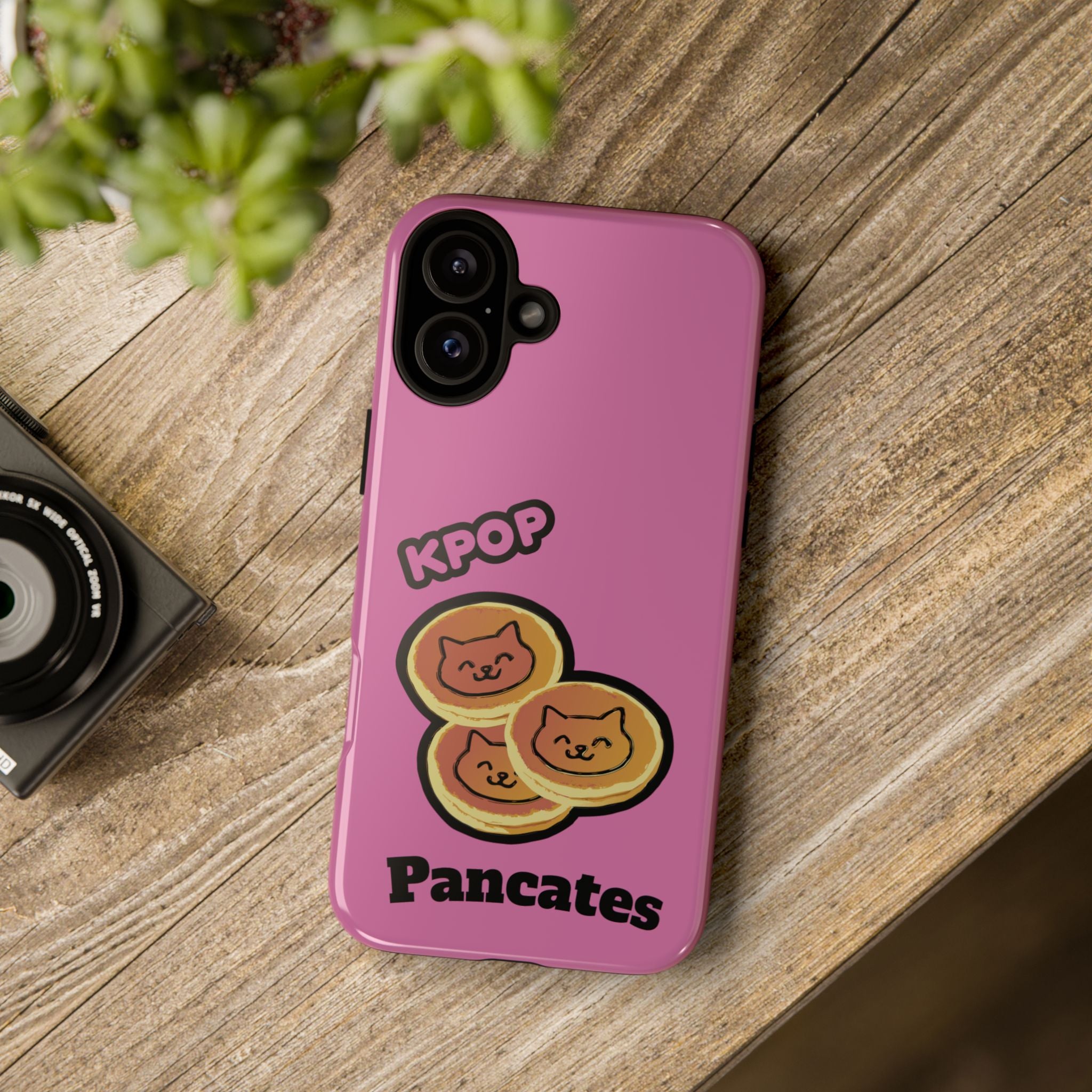 KPOP Style Pancates Pink Smartphone Tough Cases
