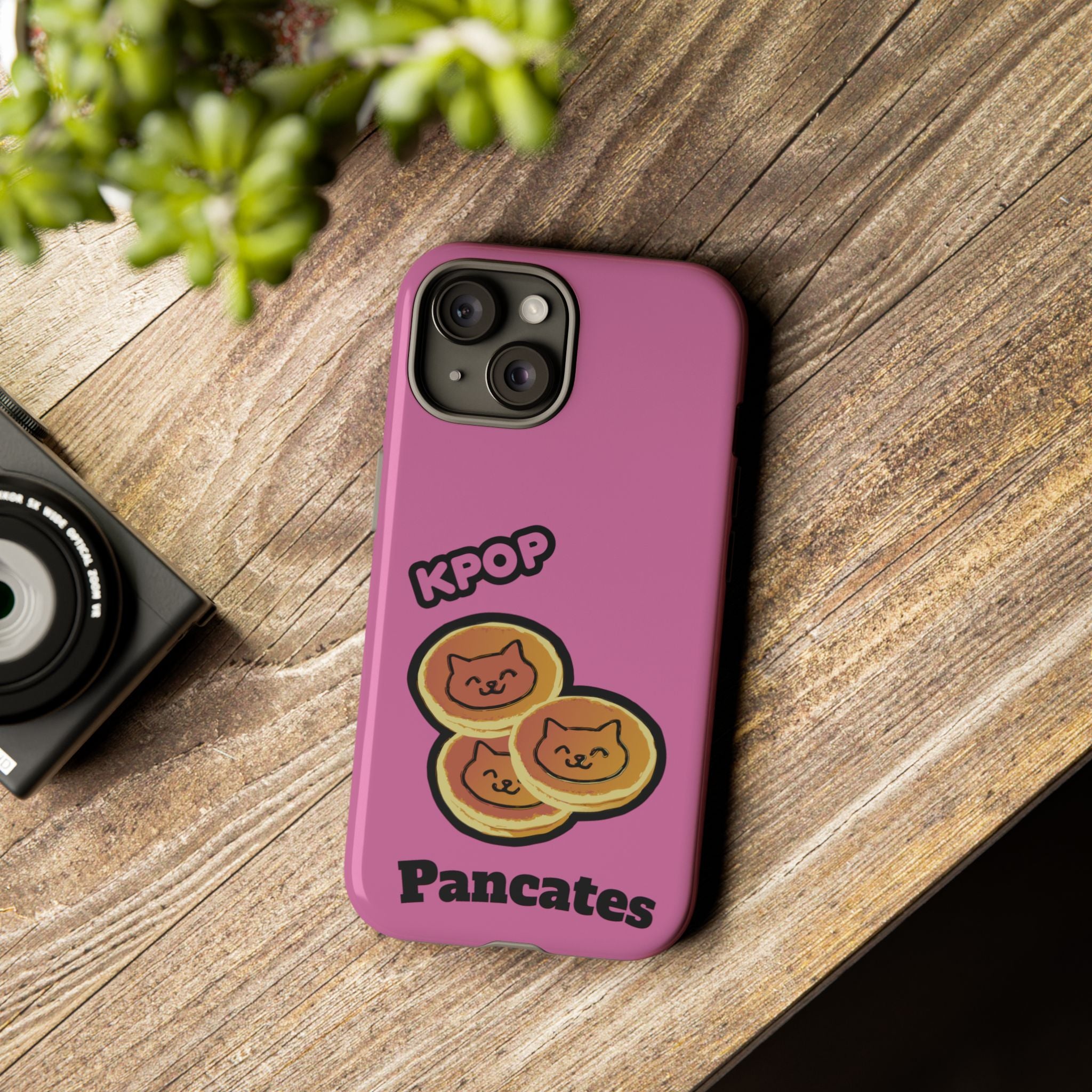 KPOP Style Pancates Pink Smartphone Tough Cases