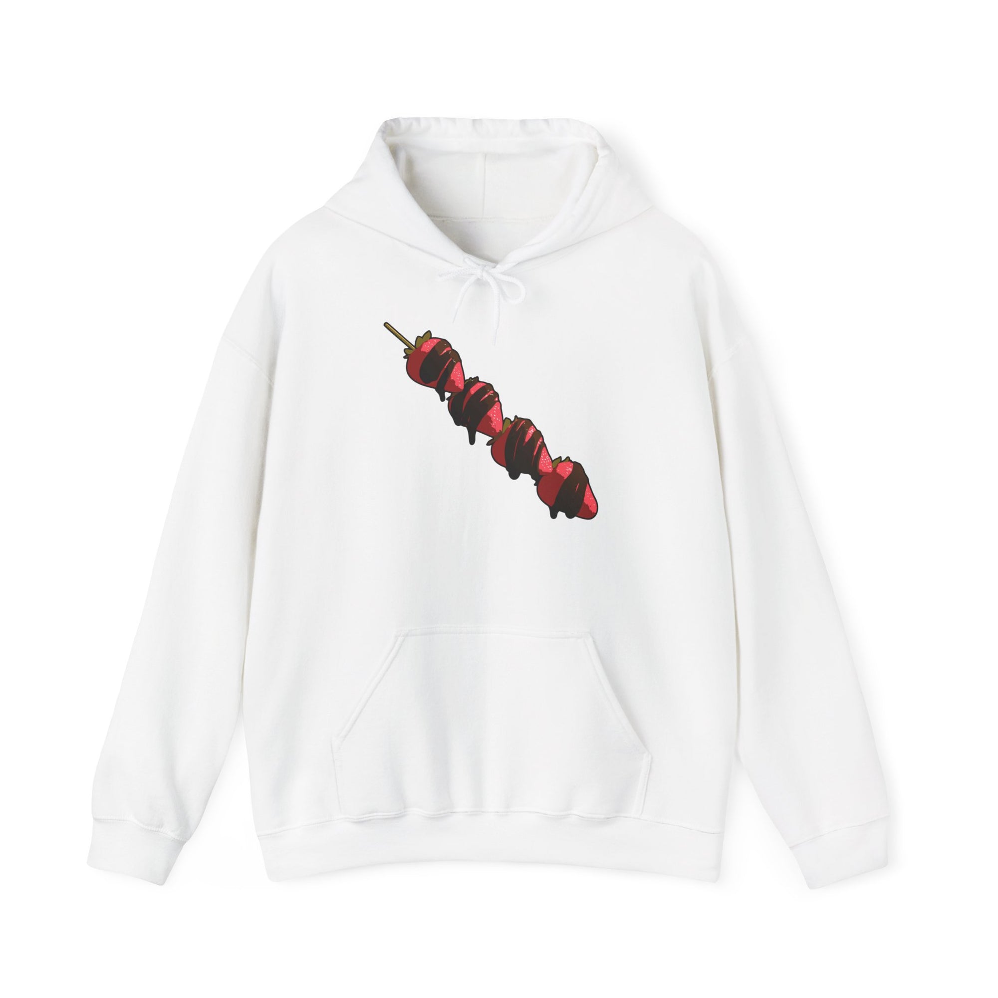 Erdbeer Fruchtspieß / Strawberry Fruit Skewer Style Unisex Heavy Blend™ Hooded Sweatshirt