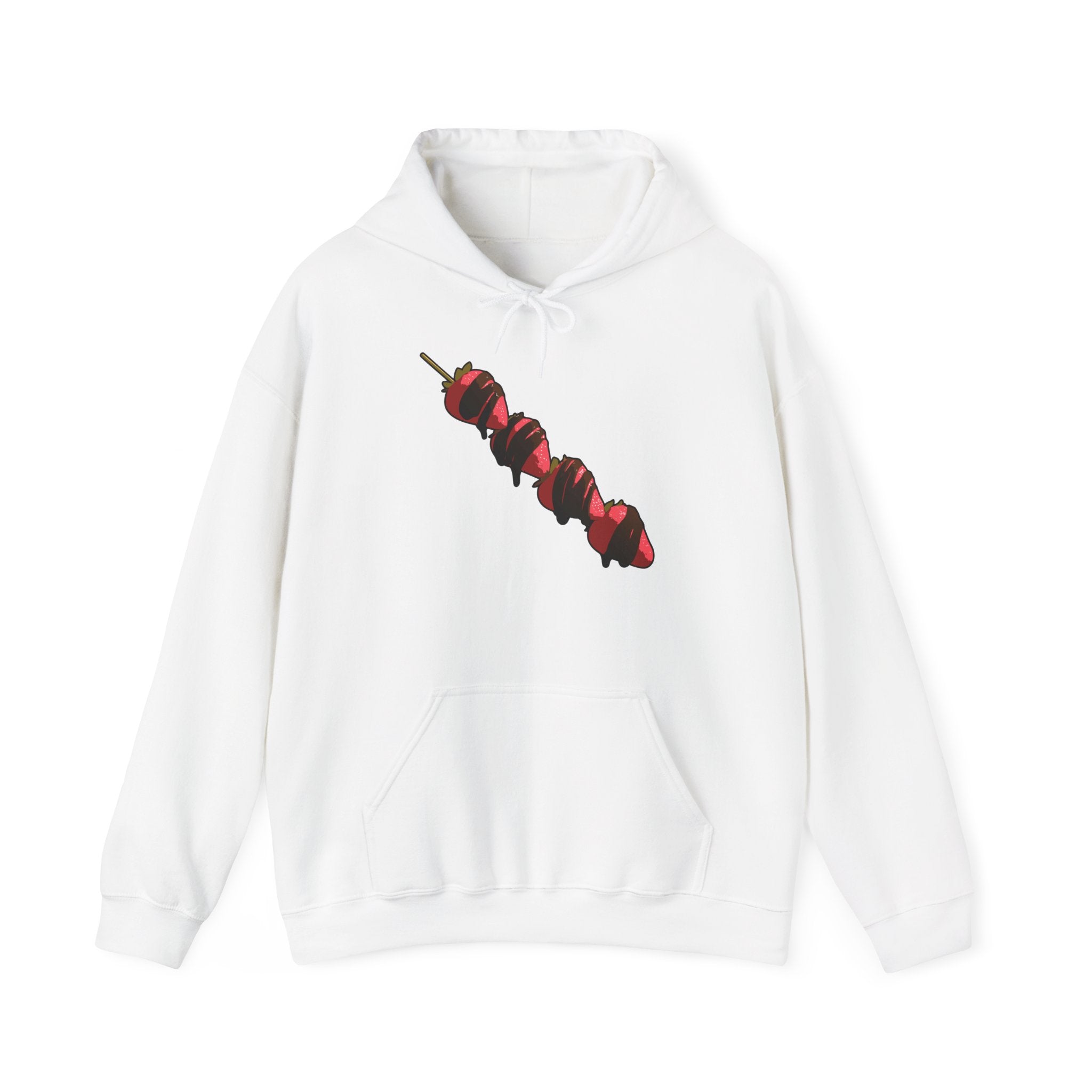 Erdbeer Fruchtspieß / Strawberry Fruit Skewer Style Unisex Heavy Blend™ Hooded Sweatshirt