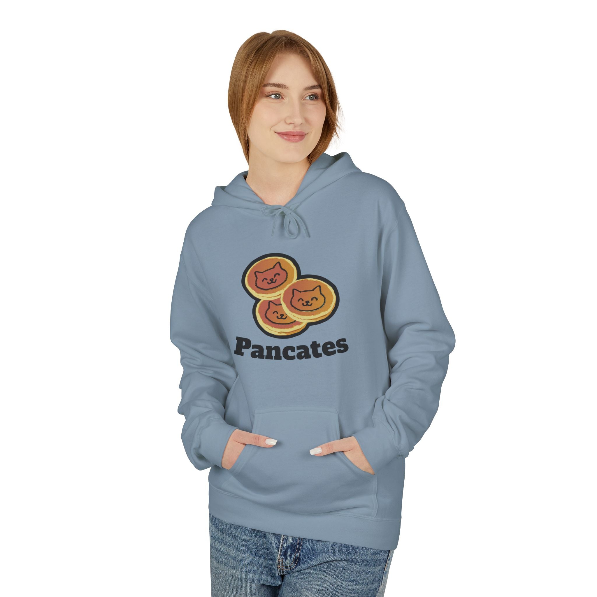 Pancates Style Unisex Midweight Softstyle Fleece Hoodie