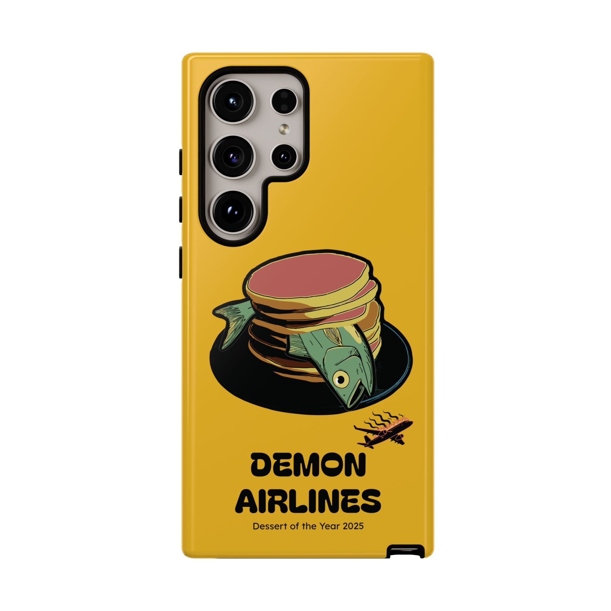 KPOP Style Fish Pancakes Yellow Smartphone Tough Cases