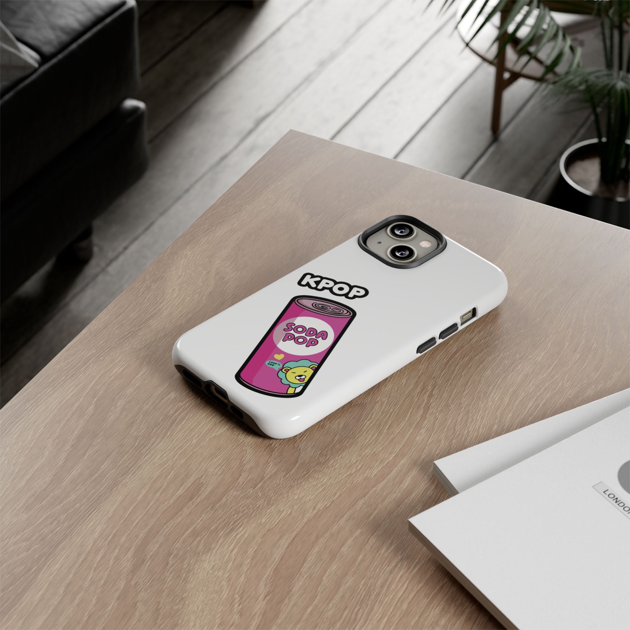 KPOP Style Soda Pop White Smartphone Tough Cases
