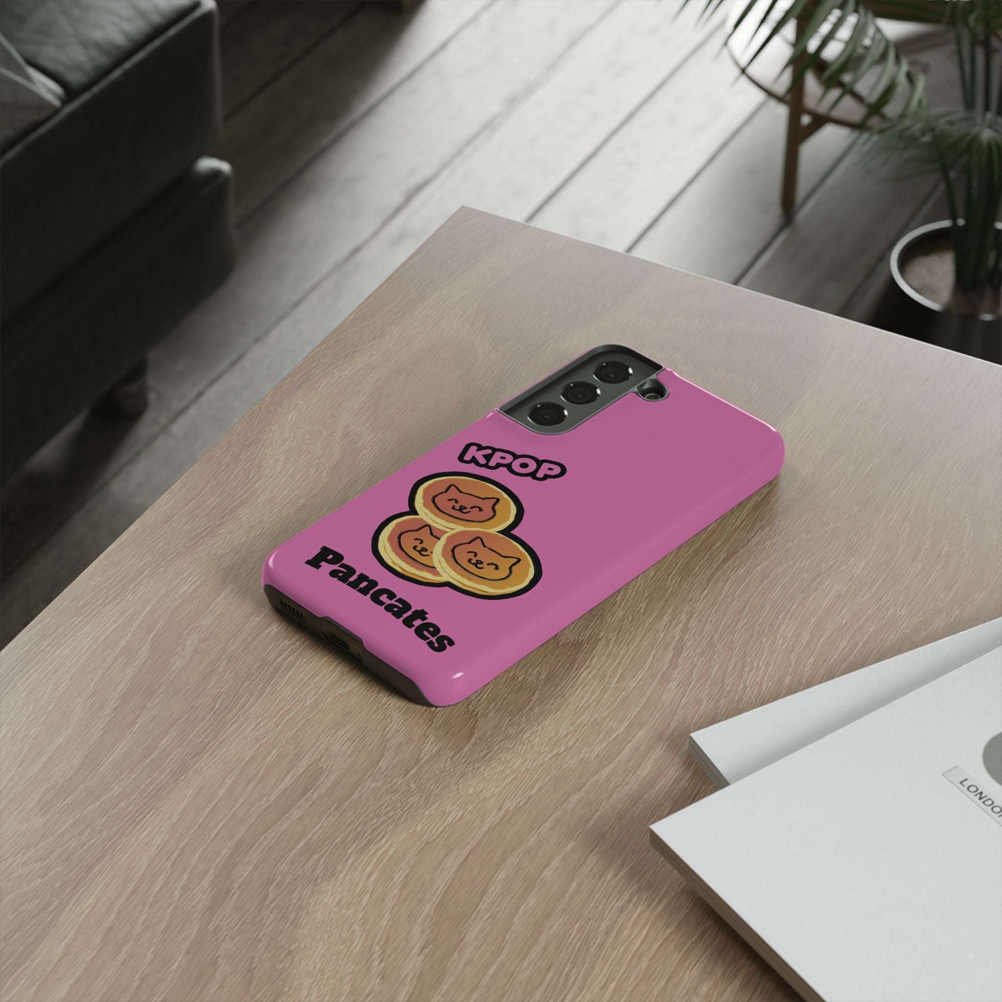KPOP Style Pancates Pink Smartphone Tough Cases