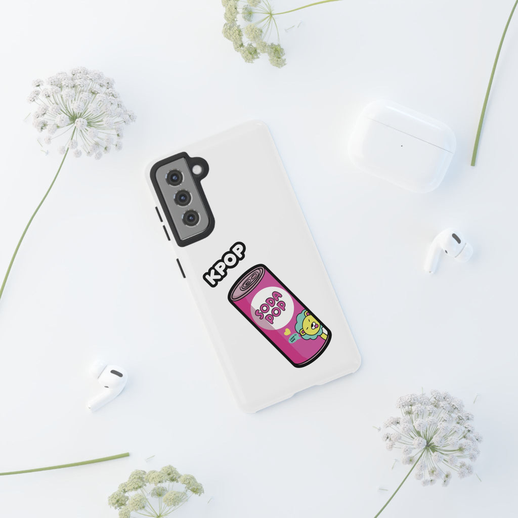 KPOP Style Soda Pop White Smartphone Tough Cases