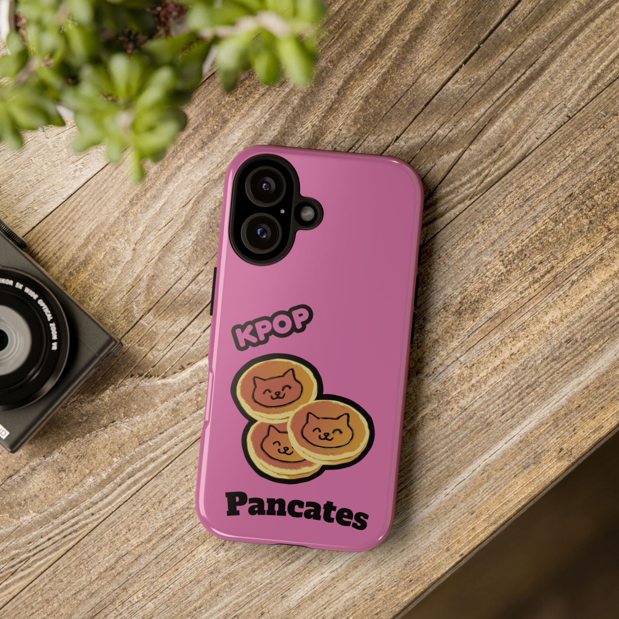KPOP Style Pancates Pink Smartphone Tough Cases