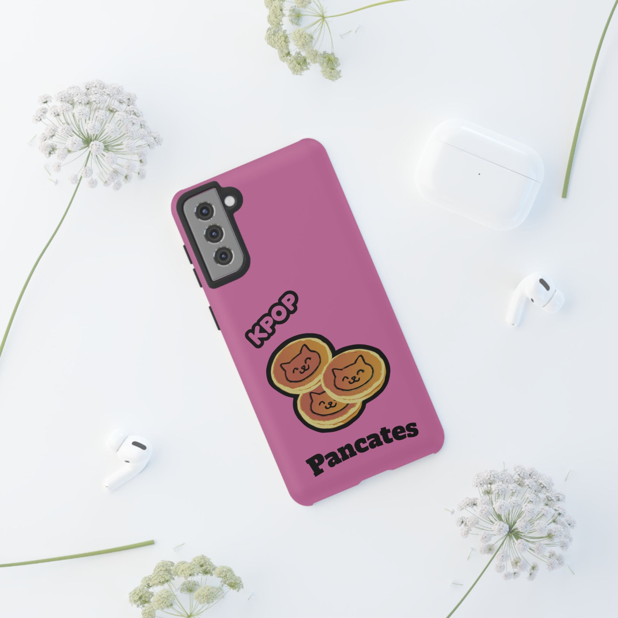 KPOP Style Pancates Pink Smartphone Tough Cases