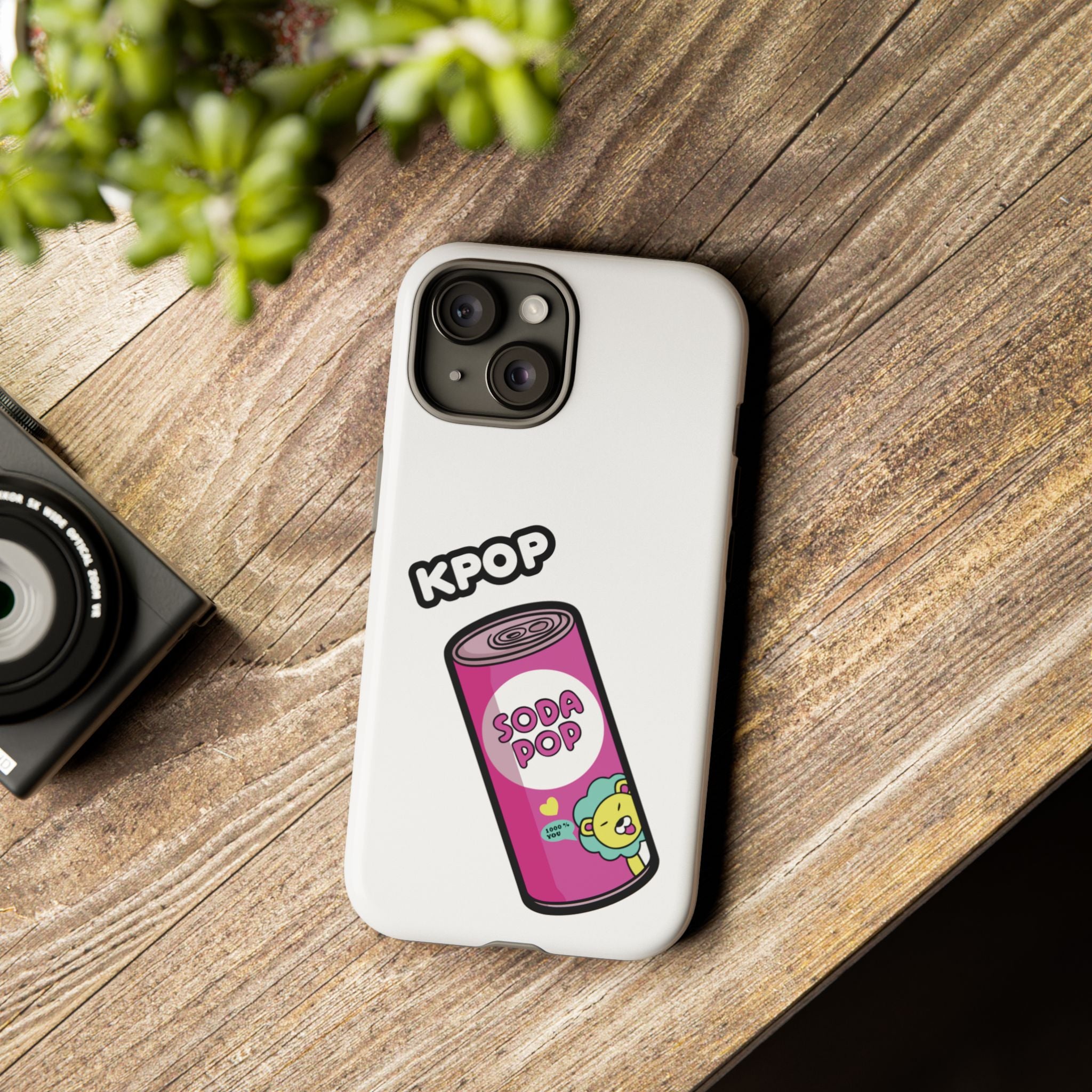 KPOP Style Soda Pop White Smartphone Tough Cases