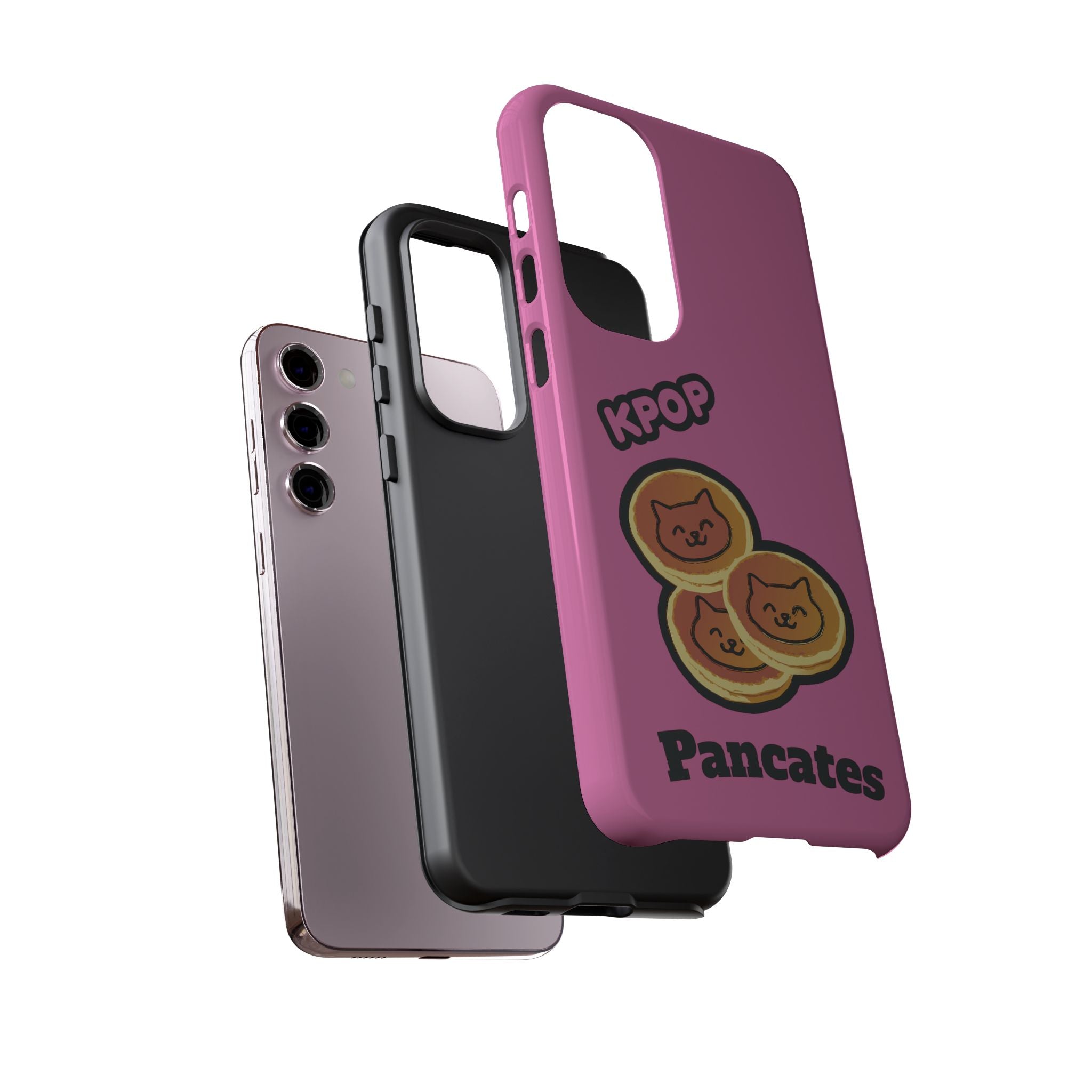 KPOP Style Pancates Pink Smartphone Tough Cases