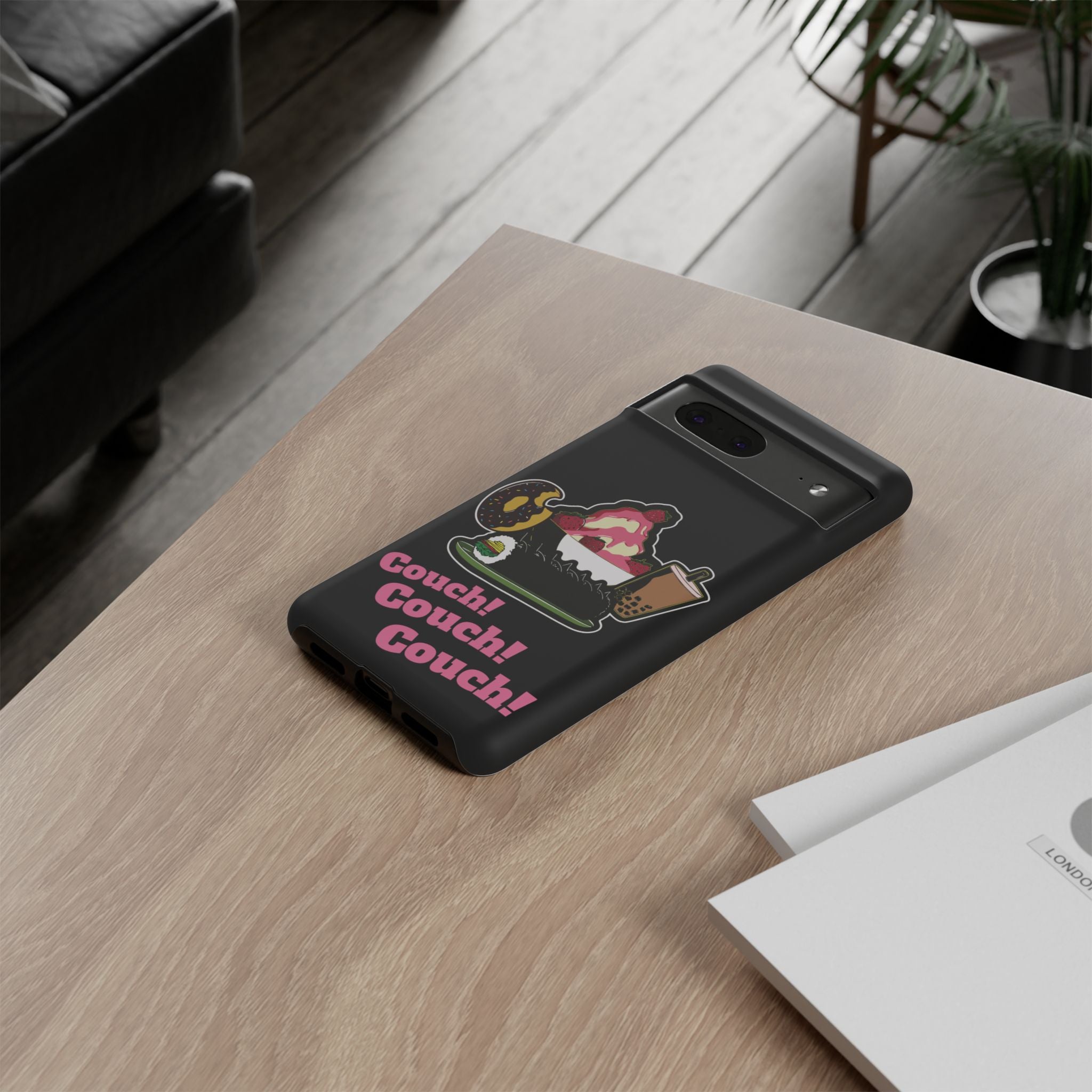 KPOP Style Black Couch Couch Couch Smartphone Tough Cases