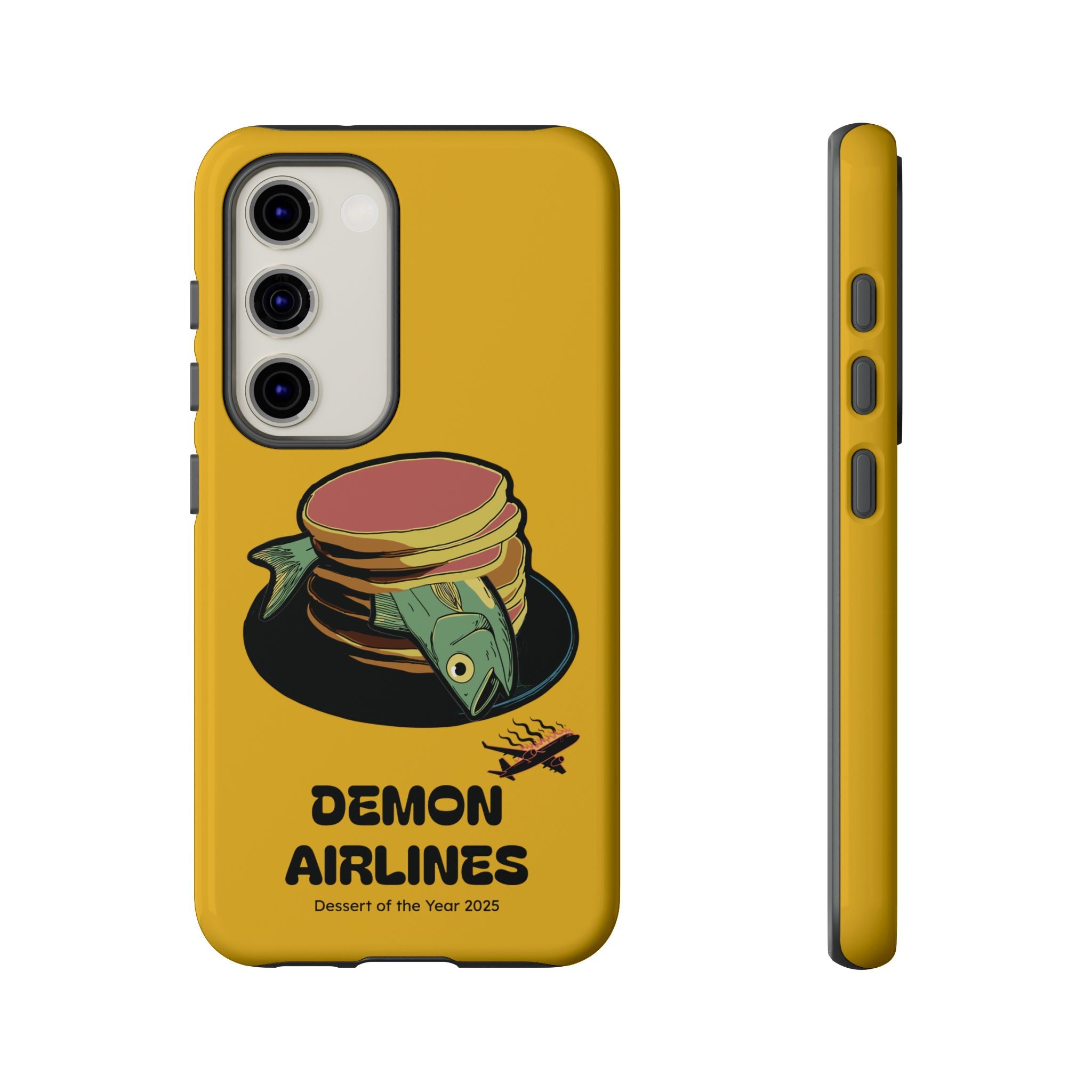 KPOP Style Fish Pancakes Yellow Smartphone Tough Cases