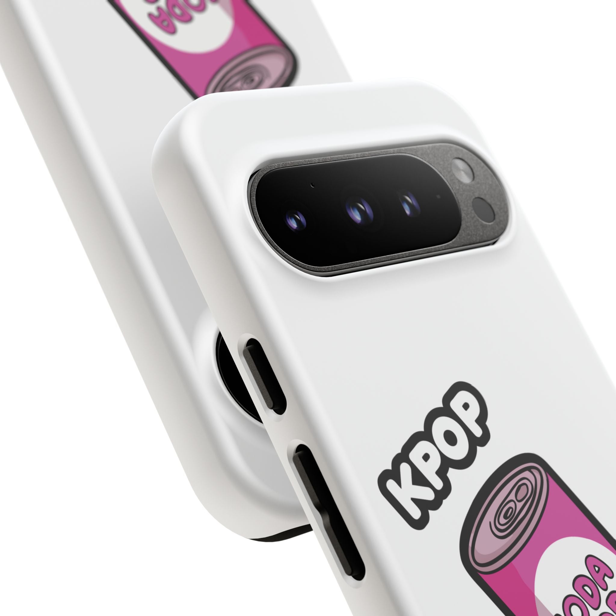 KPOP Style Soda Pop White Smartphone Tough Cases