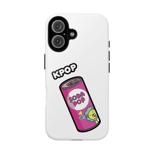 KPOP Style Soda Pop White Smartphone Tough Cases